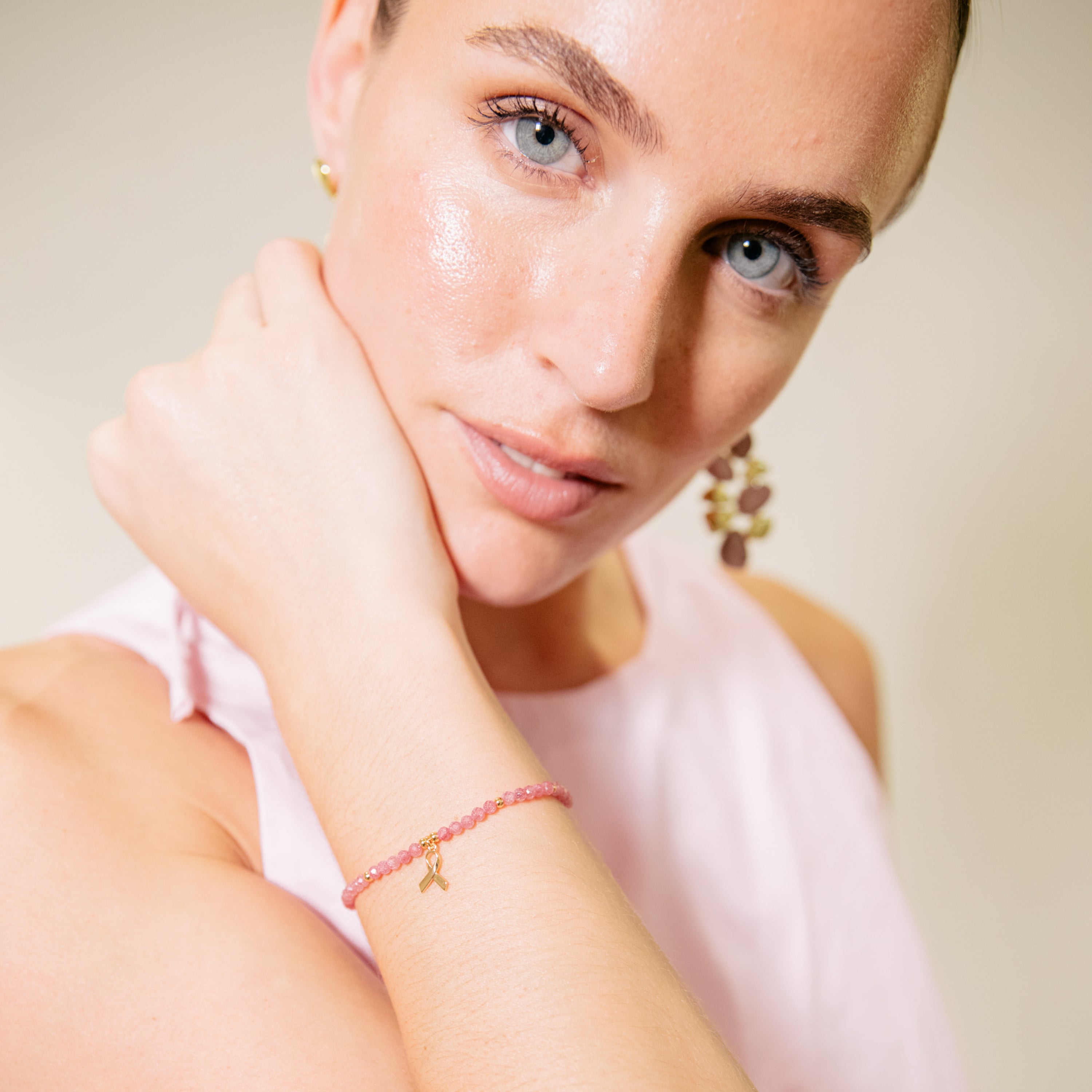 Armband Schleife 18k Roségold-Finish