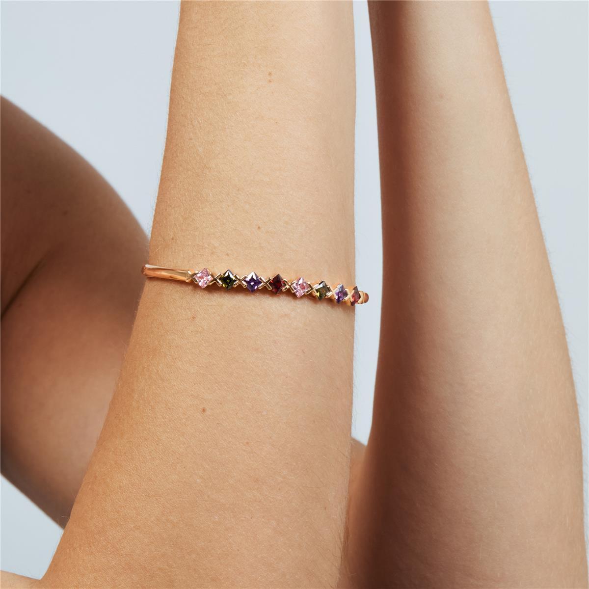 Pulsera Belcas acabado oro rosa 18k - Belcas