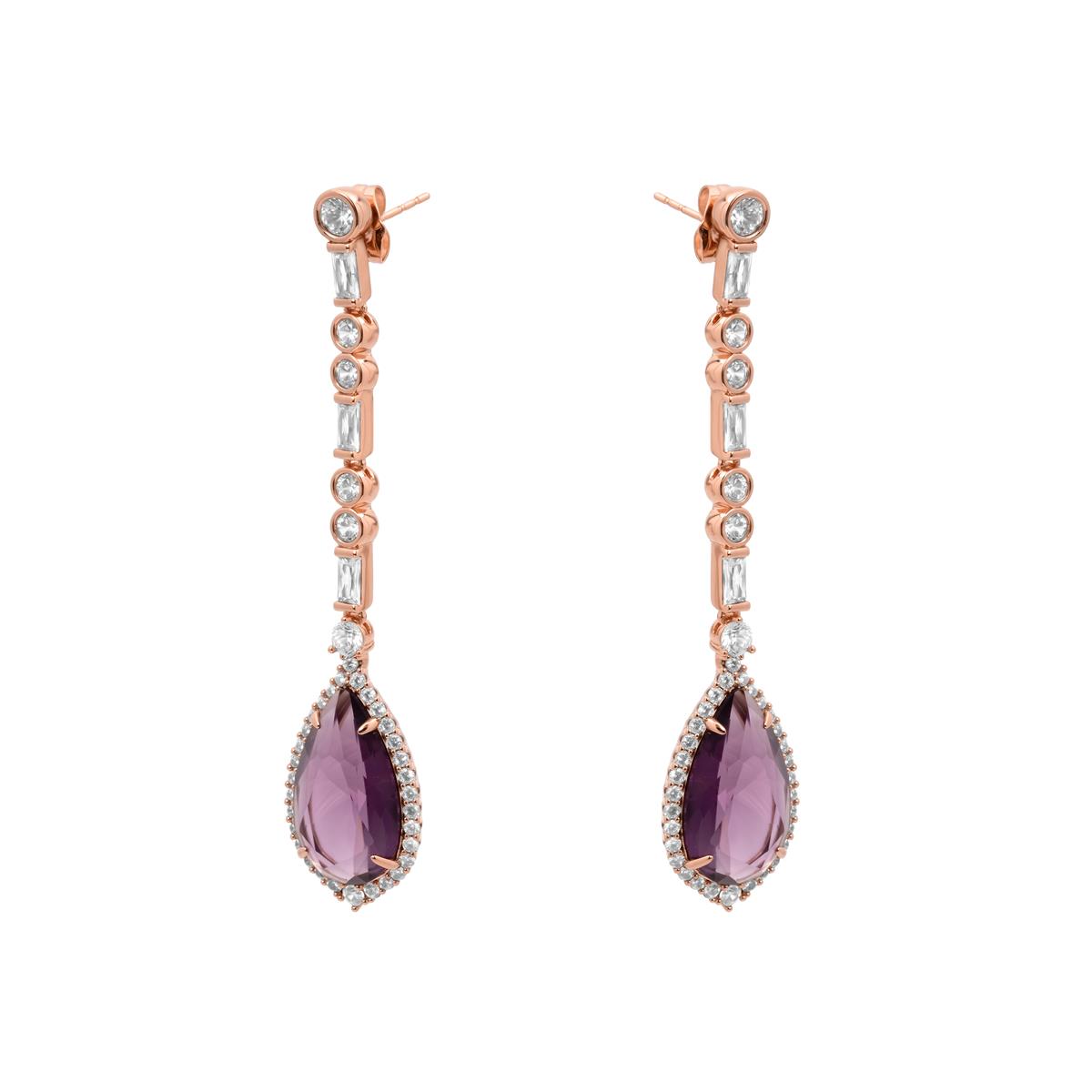 Orecchini Ibona finitura oro rosa 18k - Ibona