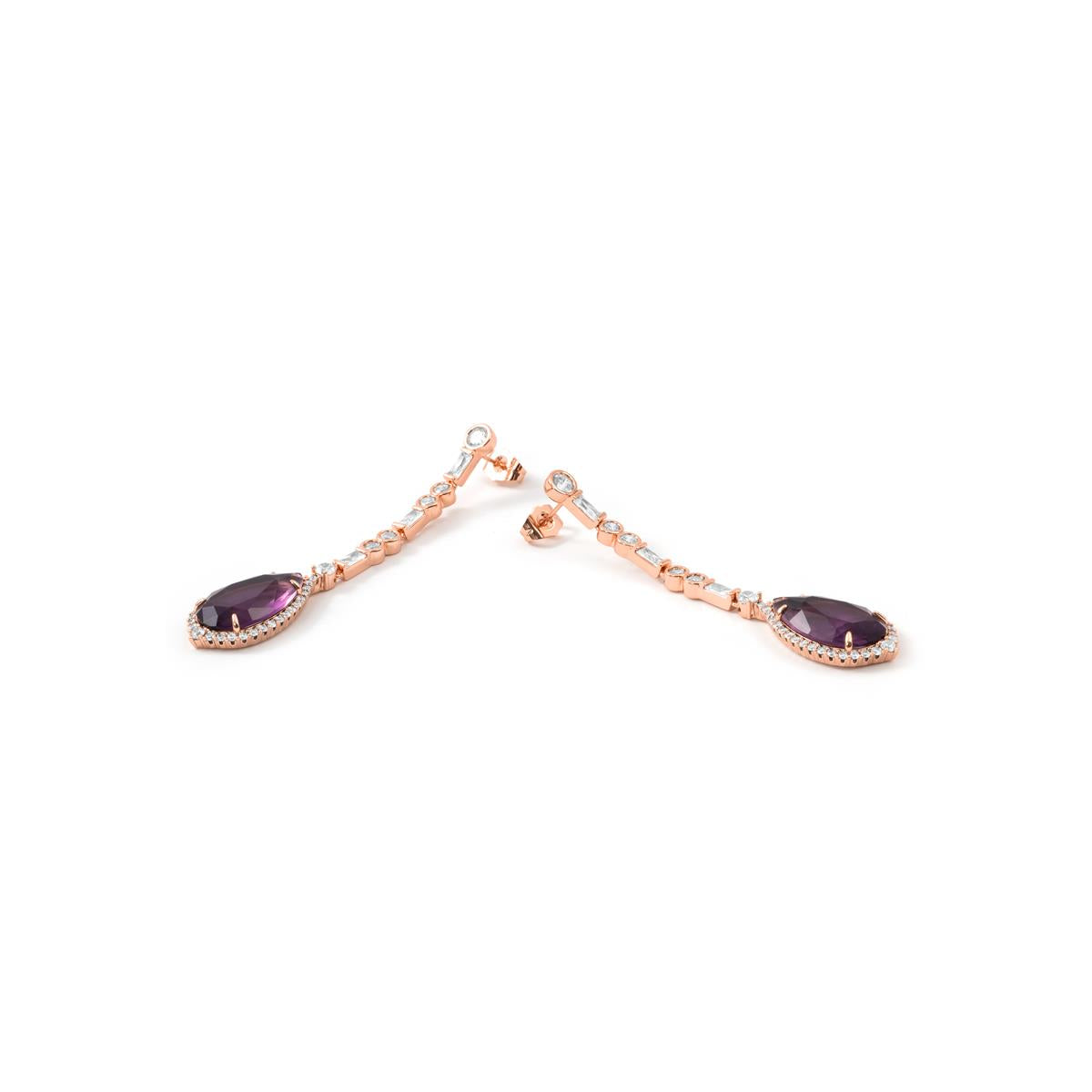 Orecchini Ibona finitura oro rosa 18k - Ibona