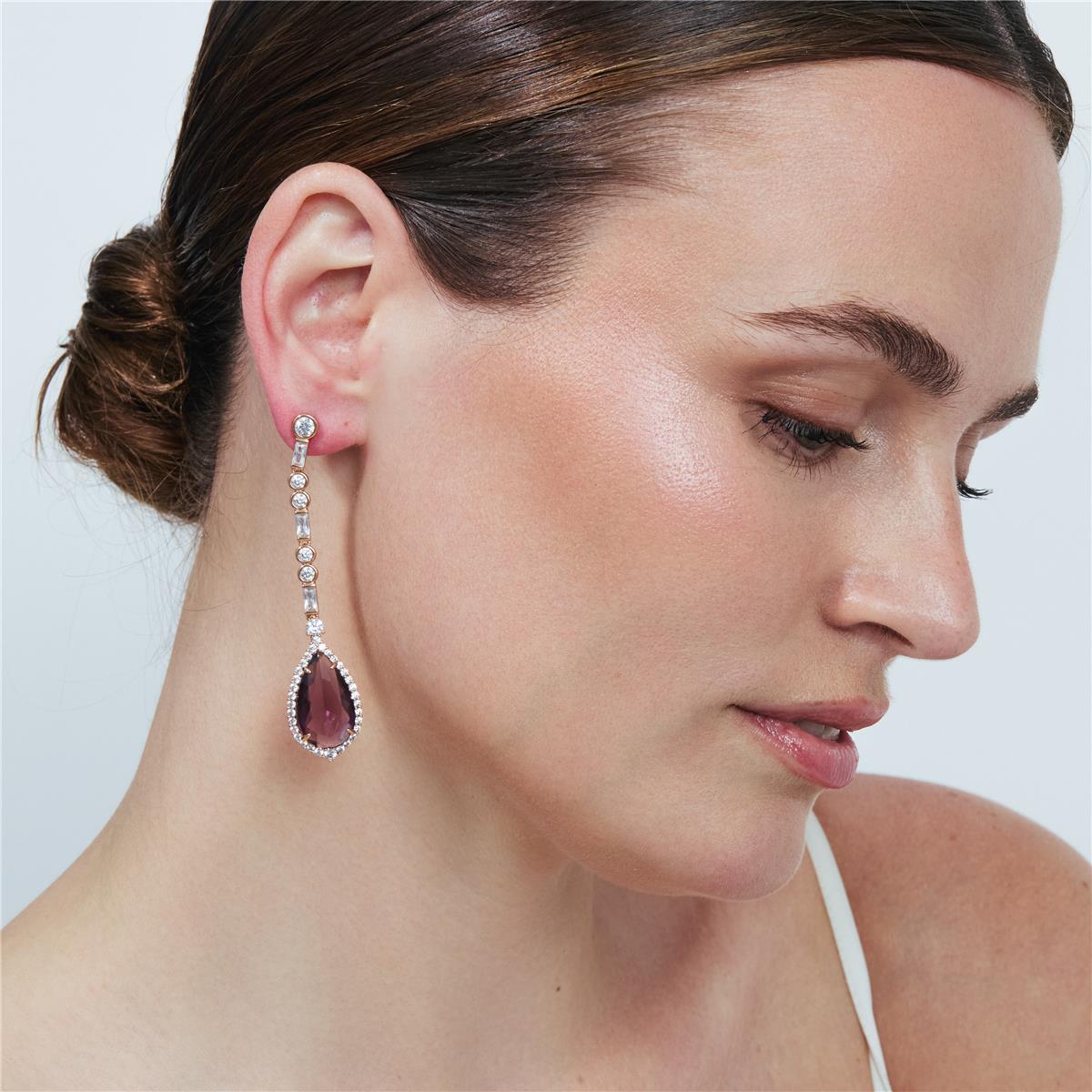Orecchini Ibona finitura oro rosa 18k - Ibona