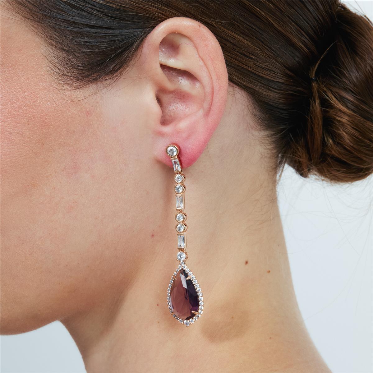 Orecchini Ibona finitura oro rosa 18k - Ibona
