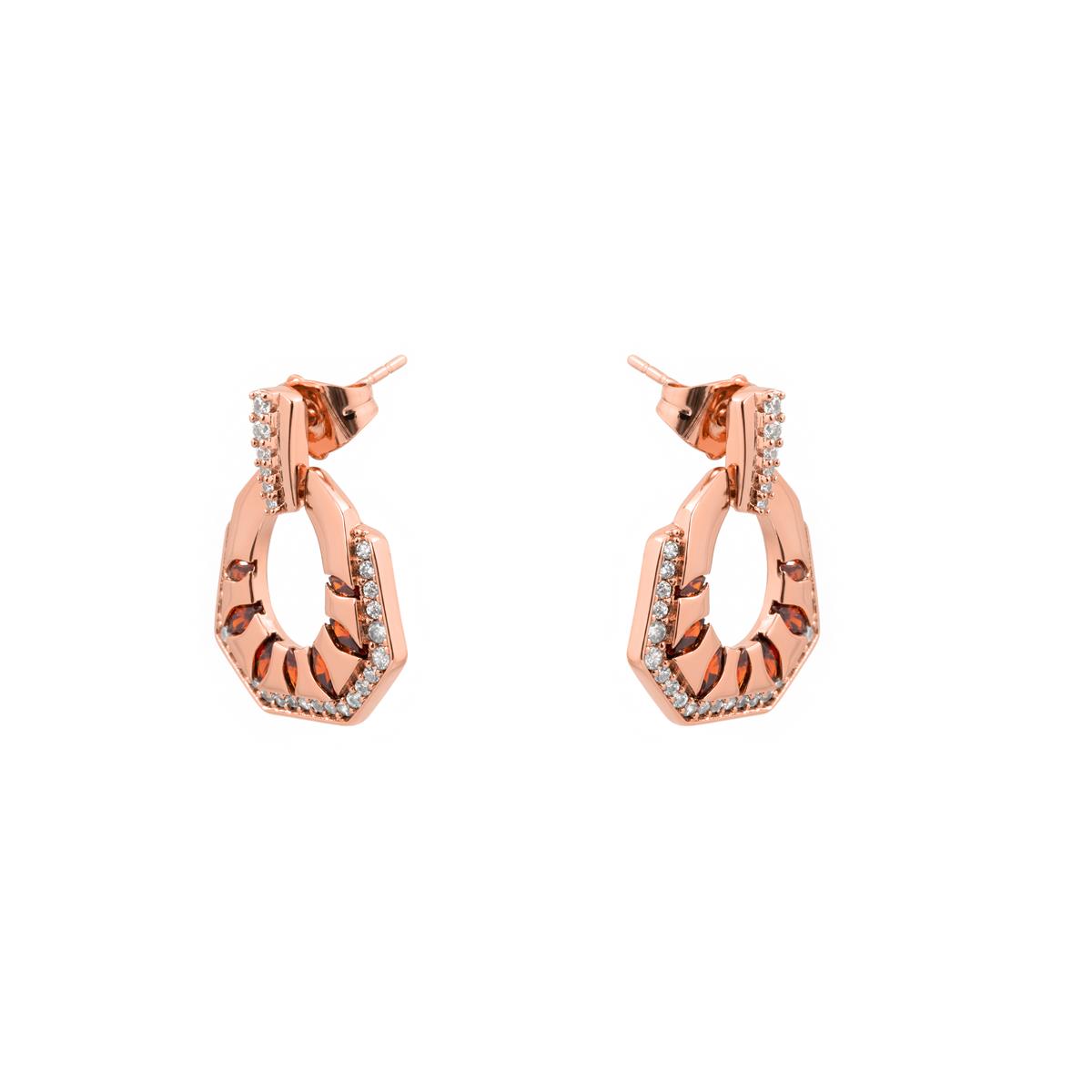 Orecchini Stadek finitura oro rosa 18k - Stadek