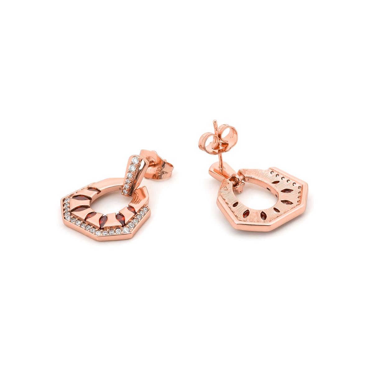 Orecchini Stadek finitura oro rosa 18k - Stadek