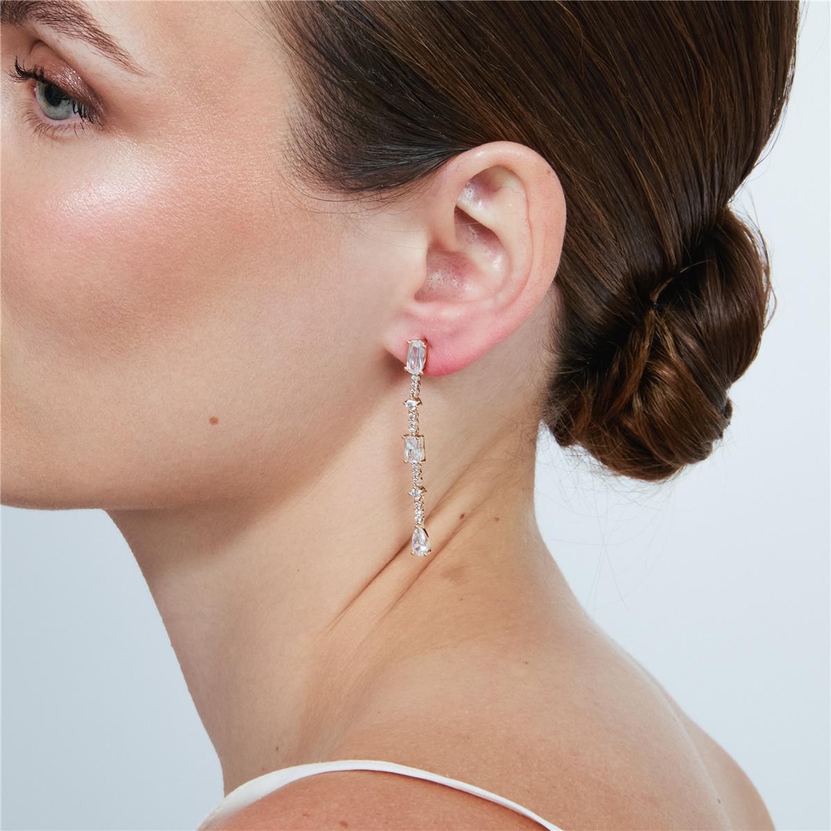 Pendientes Ziadru acabado oro rosa 18k - Ziadru