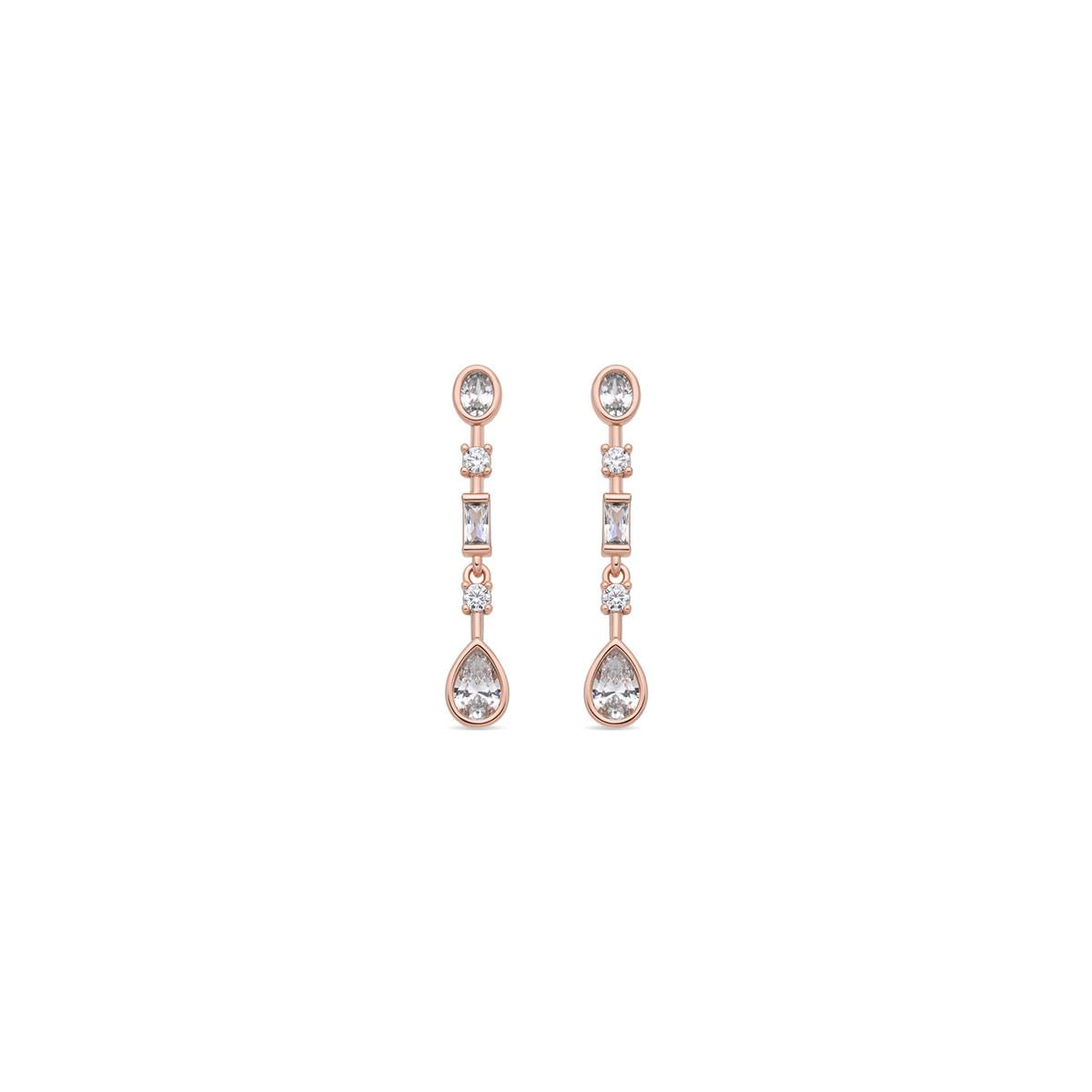 Boucles d'oreilles Mobor finition or rose 18k - Mobor