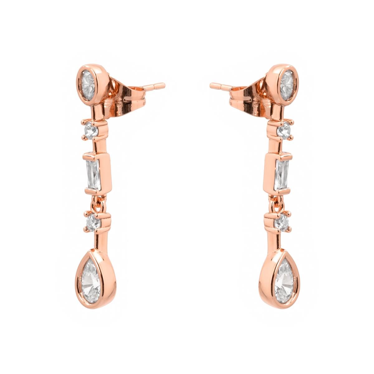 Boucles d'oreilles Mobor finition or rose 18k - Mobor