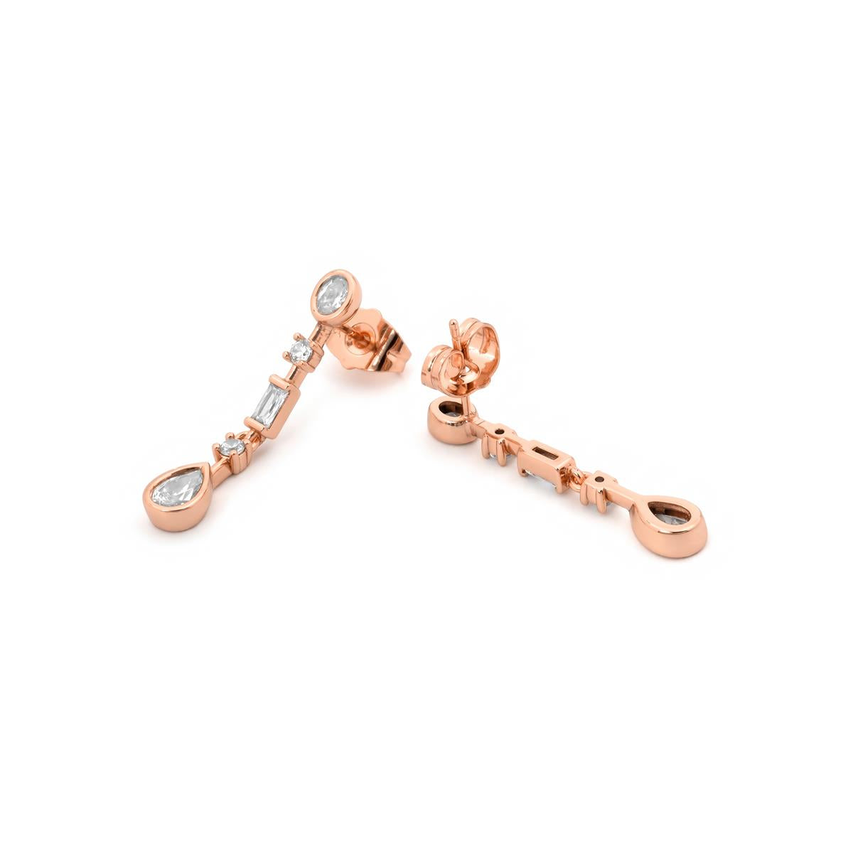 Boucles d'oreilles Mobor finition or rose 18k - Mobor