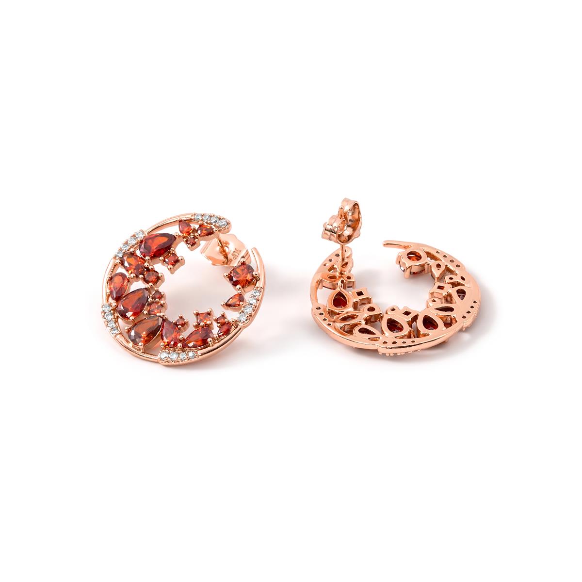 Sabach Ohrringe mit 18k Roségold-Finish - Sabach