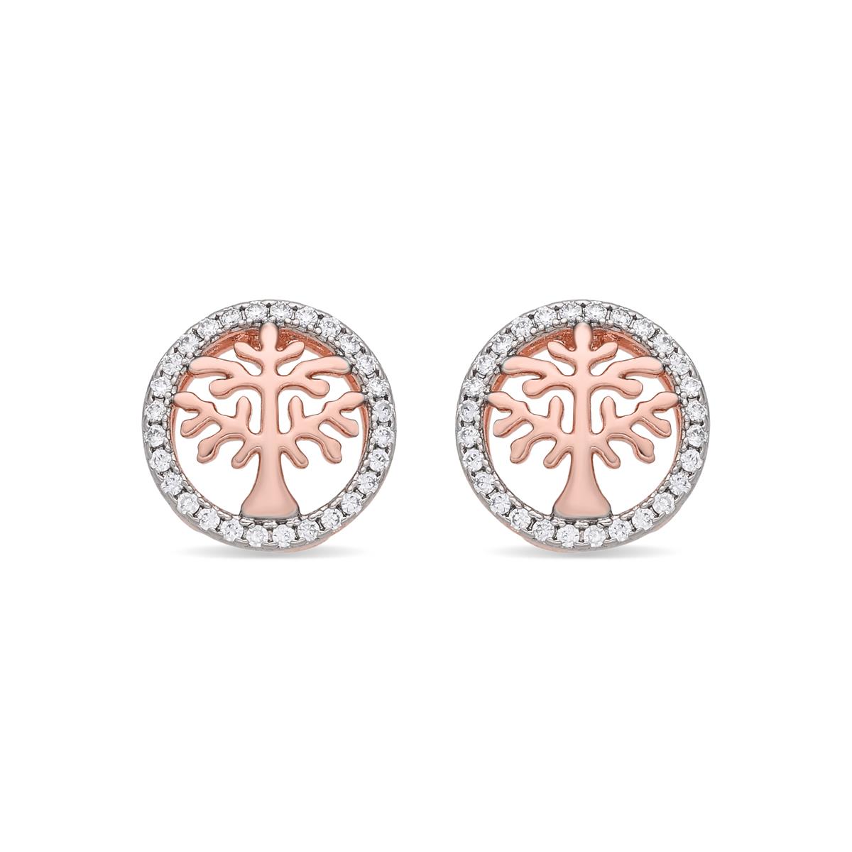 Brincos Daiekth acabamento em ouro rosa 18k - Daiekth
