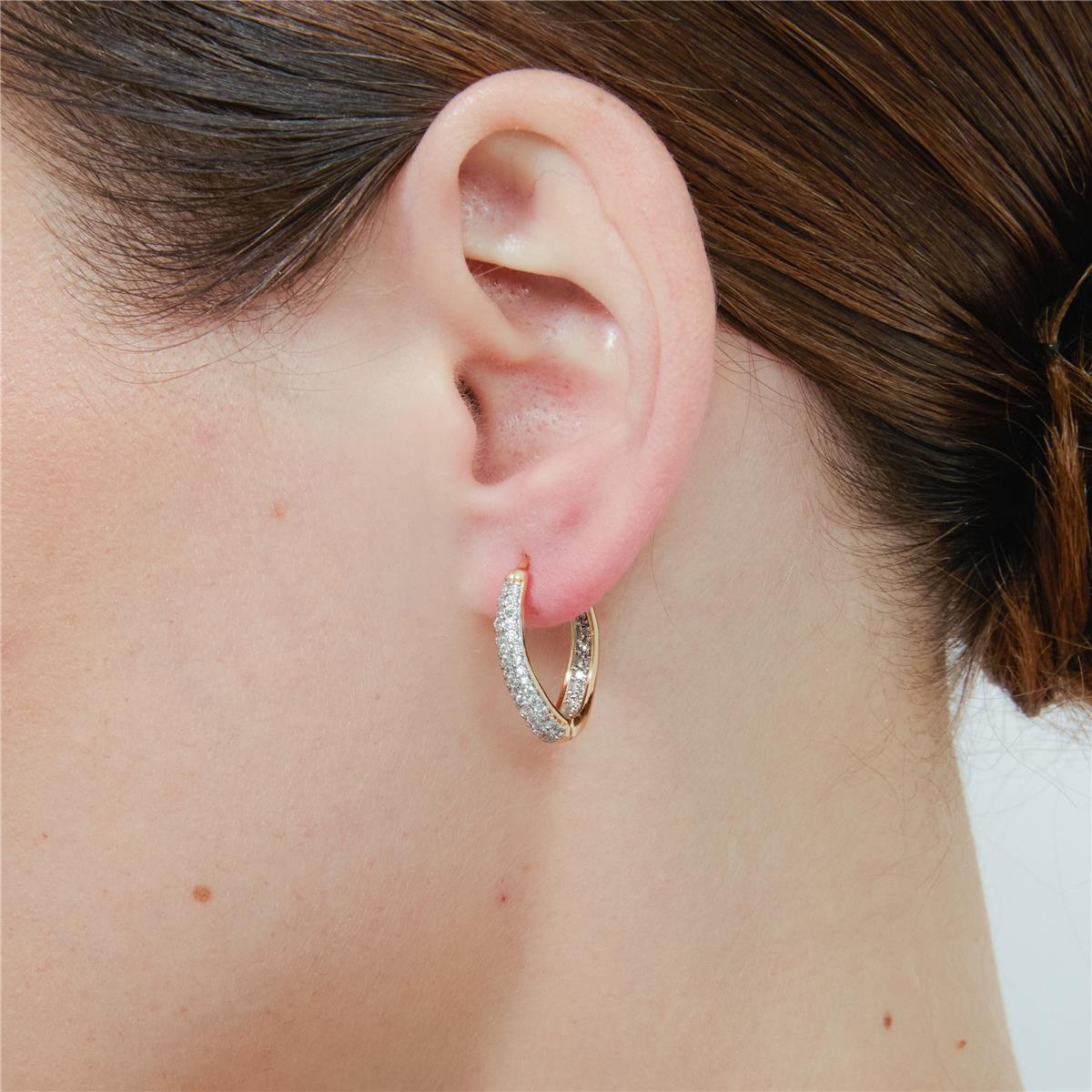 Orecchini Biygo con finitura in oro rosa 18k - Biygo