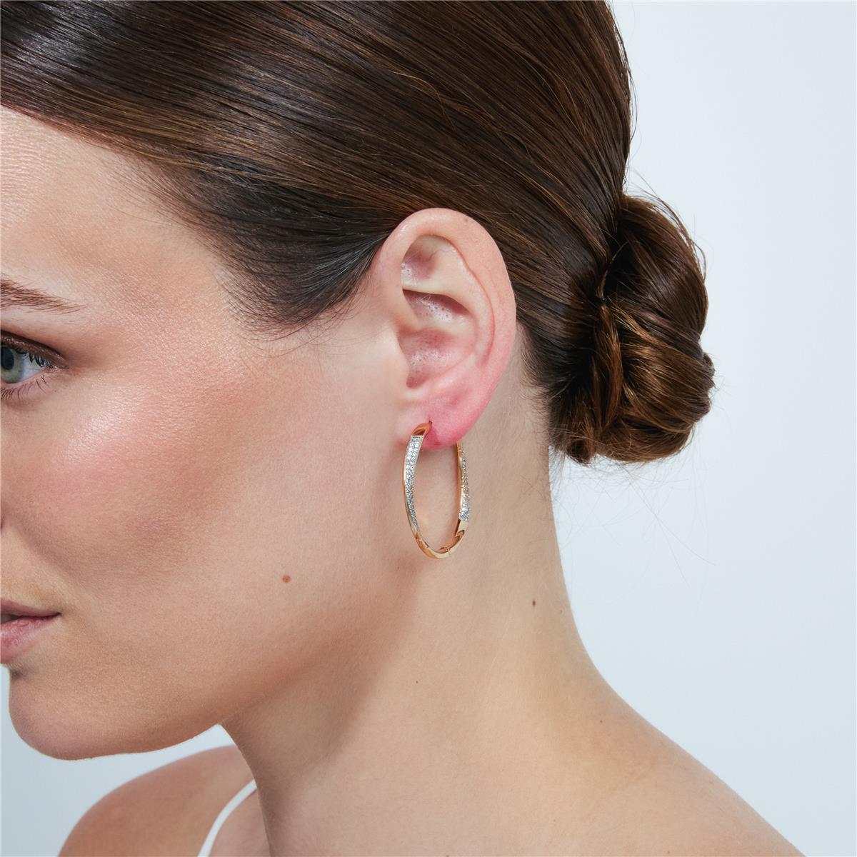 Brincos Musdoc acabamento em ouro rosa 18k - Musdoc