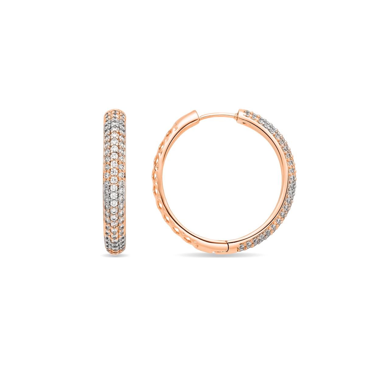Pendientes Soodlo acabado oro rosa 18k - Soodlo