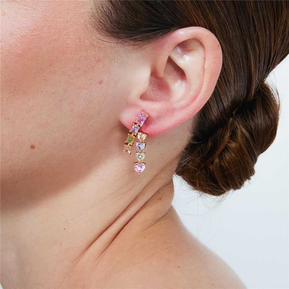 Orecchini Vehou finitura oro rosa 18k - Vehou