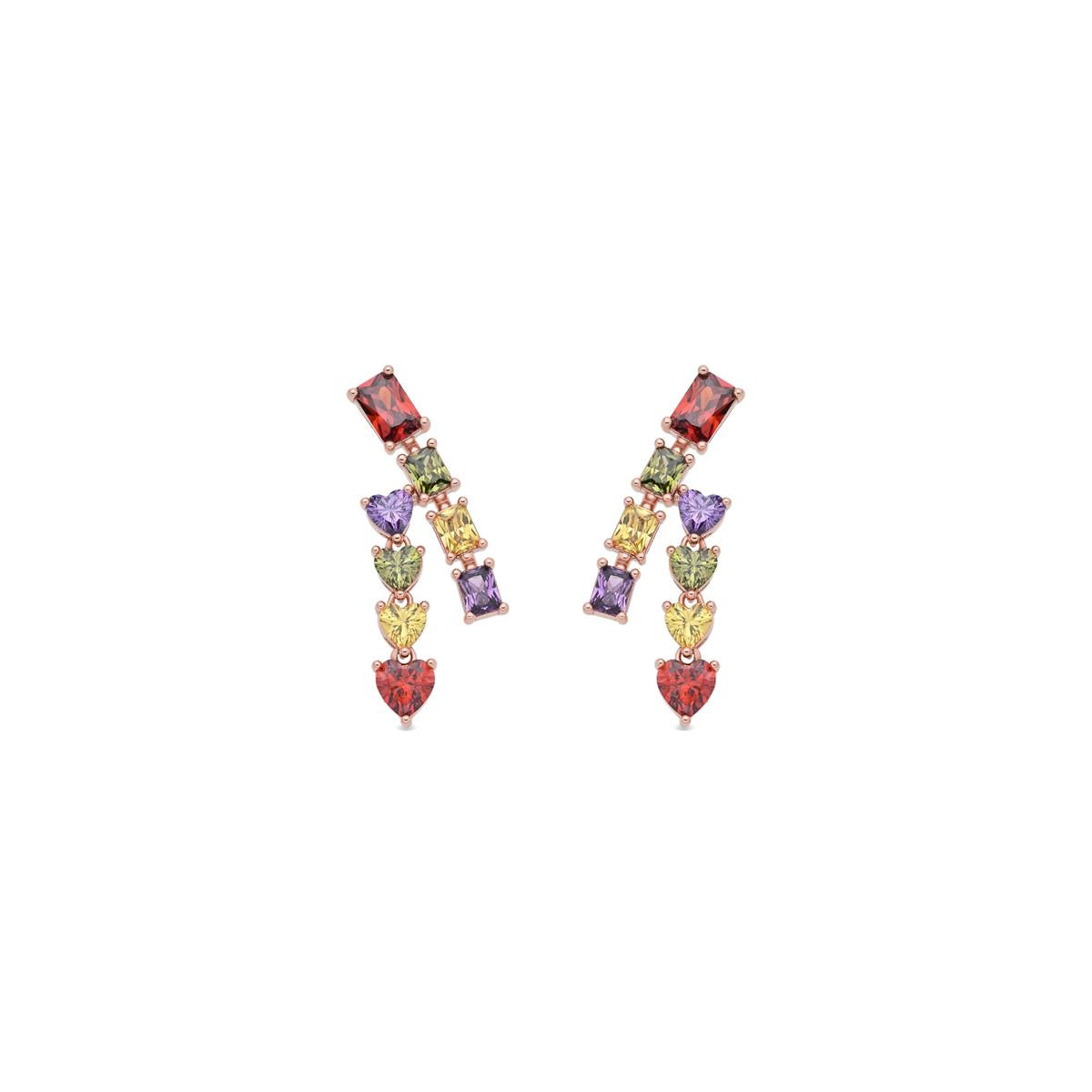 Pendientes Vehou mit 18k Roségold-Finish - Vehou