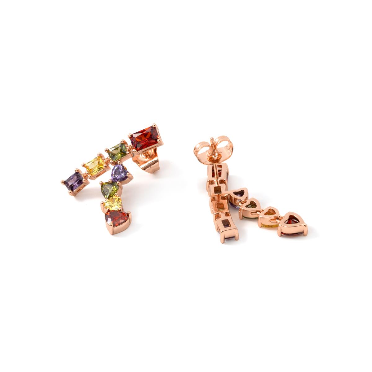 Pendientes Vehou mit 18k Roségold-Finish - Vehou
