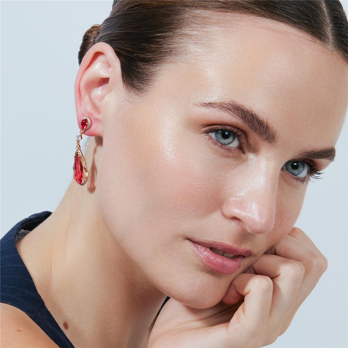 Pendientes Darxa acabado oro rosa 18k - Darxa