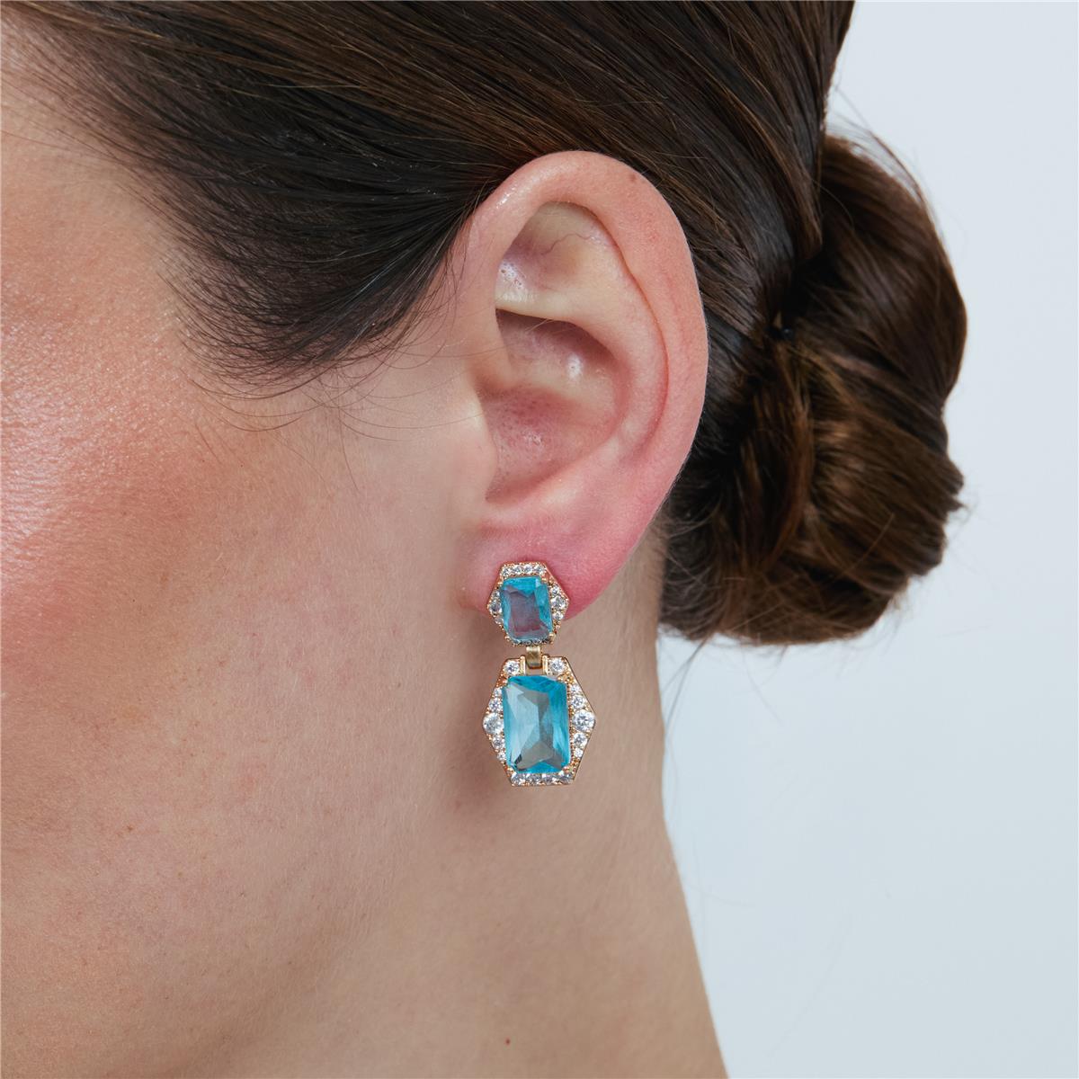 Pendientes Ragrim acabado oro rosa 18k - Ragrim