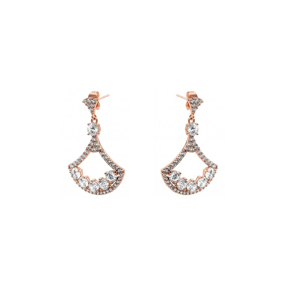 Orecchini Prezo finitura oro rosa 18k - Prezo