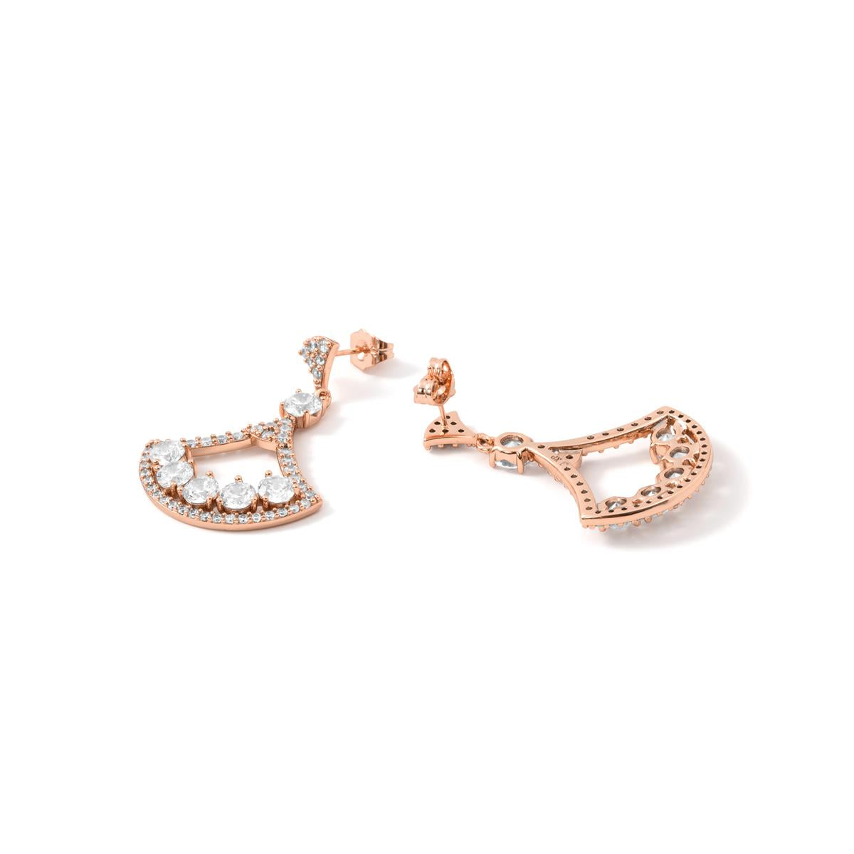 Orecchini Prezo finitura oro rosa 18k - Prezo