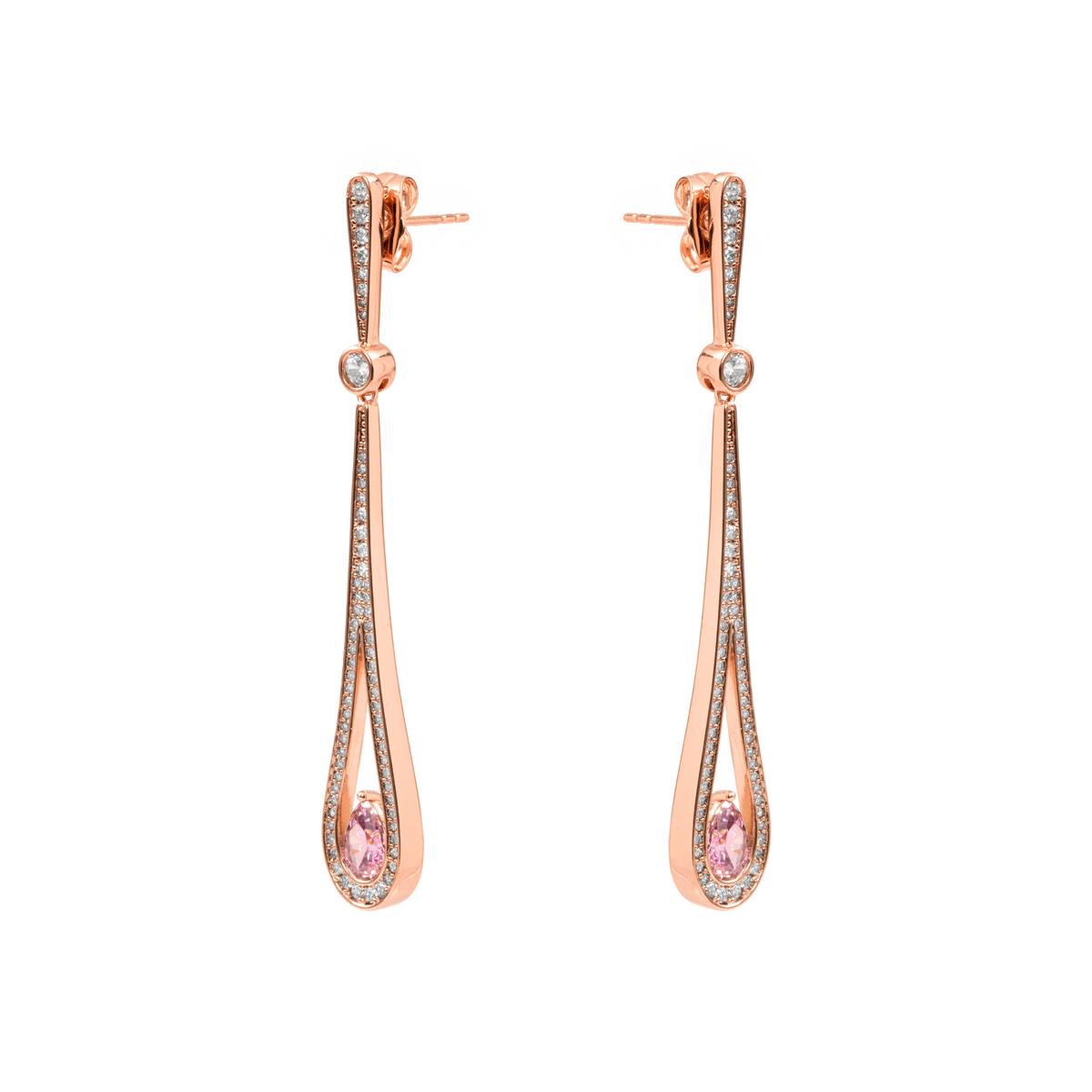 Orecchini Mamir finitura oro rosa 18k - Mamir