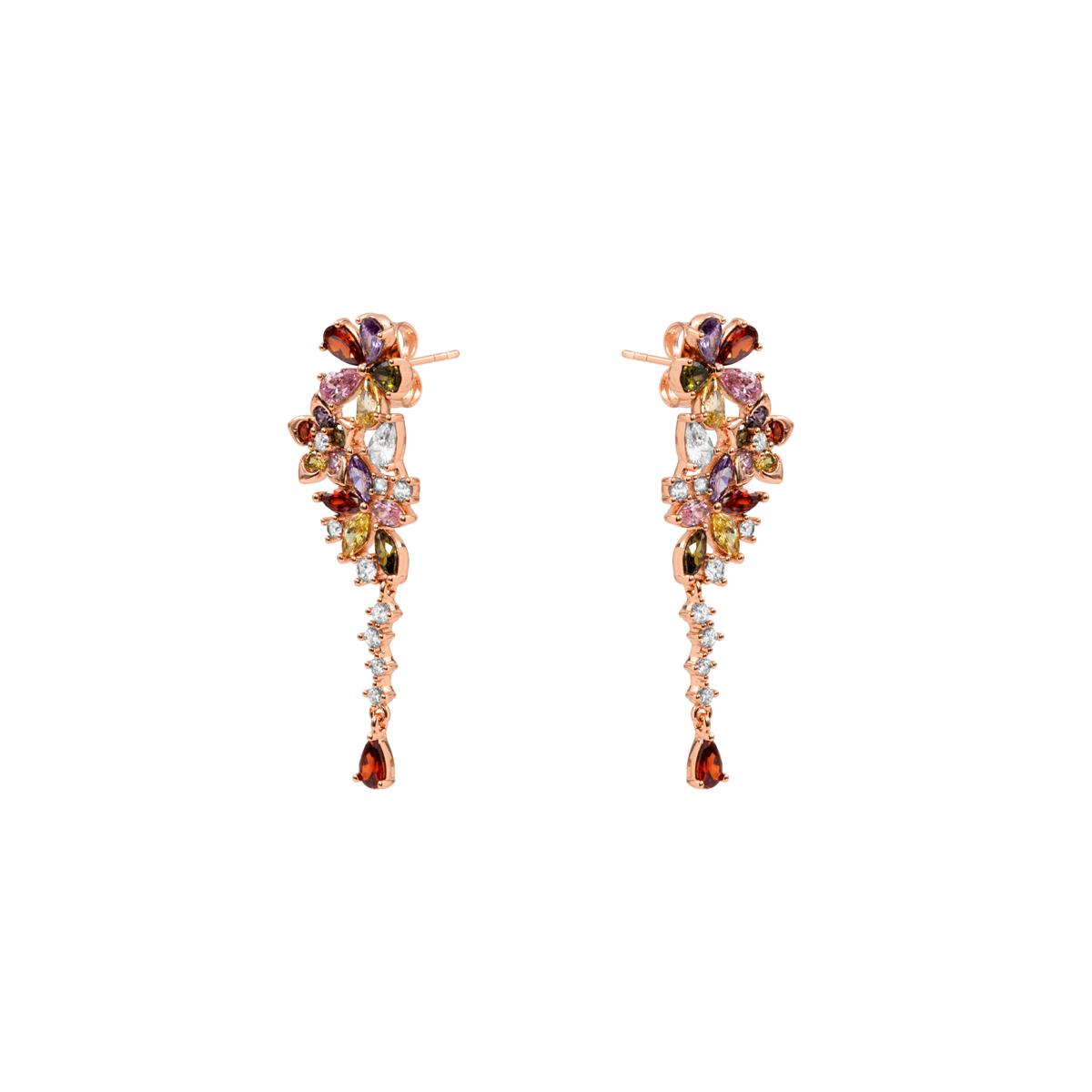 Anfai Earrings with 18k Rose Gold Finish - Anfai