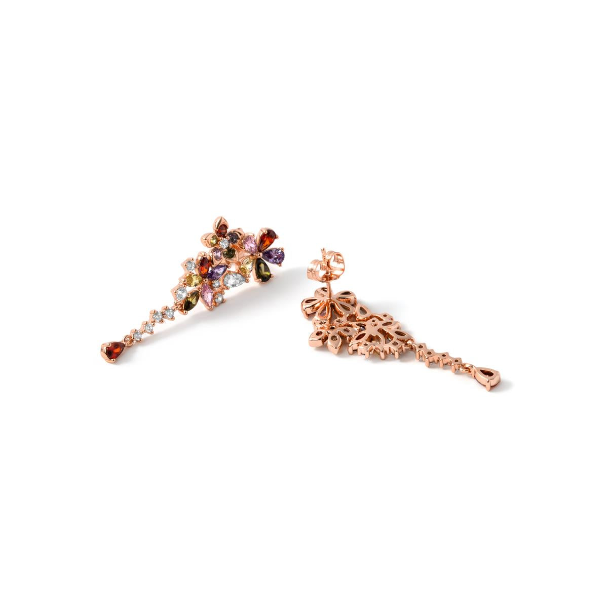 Anfai Earrings with 18k Rose Gold Finish - Anfai