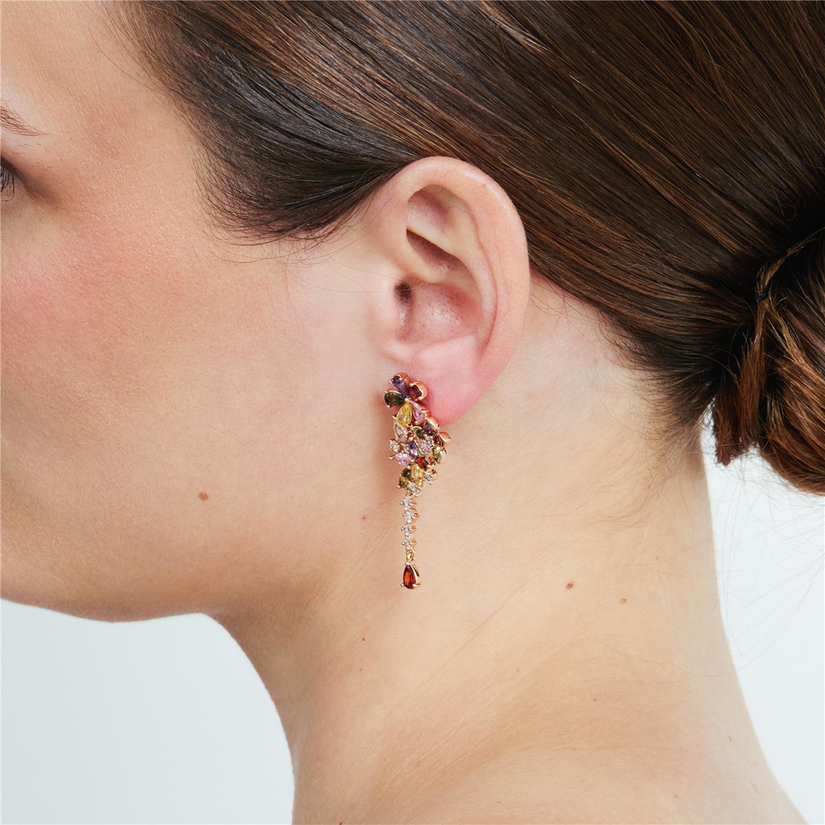 Anfai Earrings with 18k Rose Gold Finish - Anfai