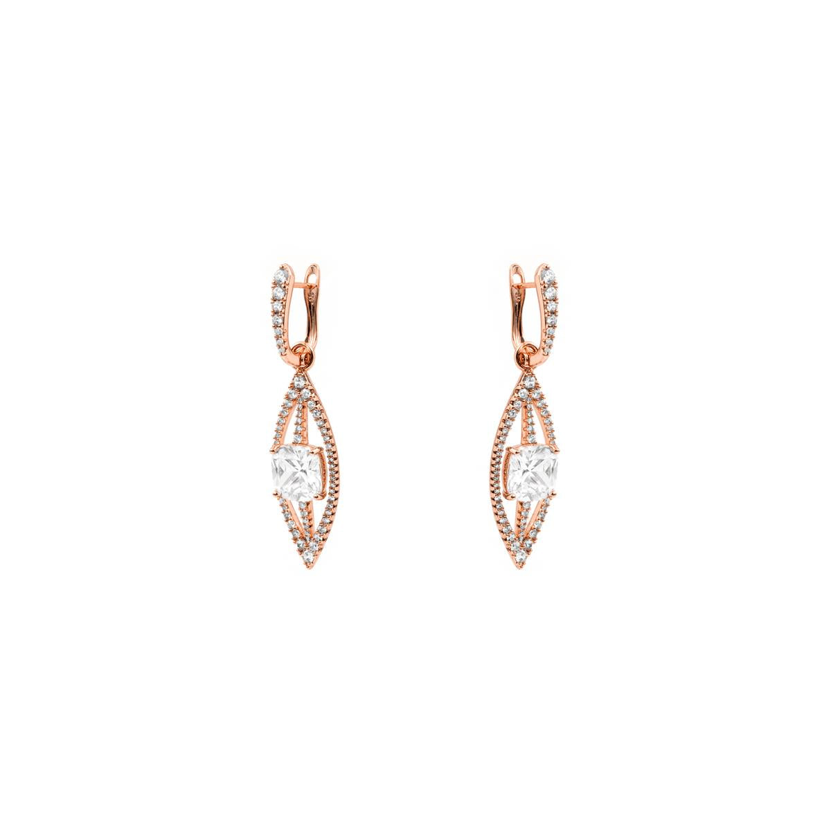 Ohrringe Ramsem mit 18k Roségold-Finish - Ramsem