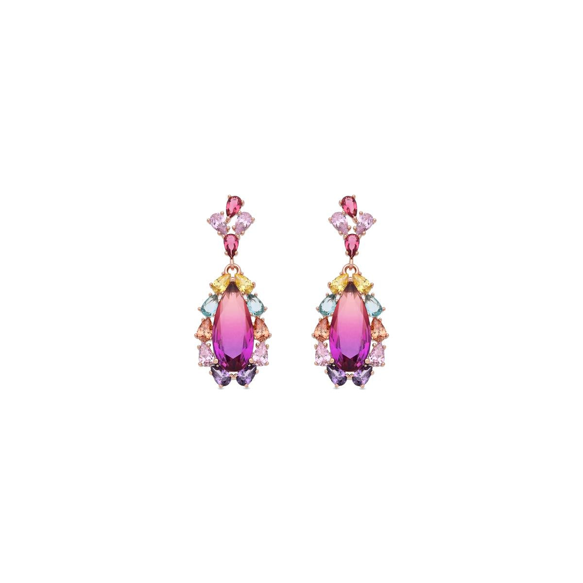 Pendientes Anthe acabado oro rosa 18k - Anthe