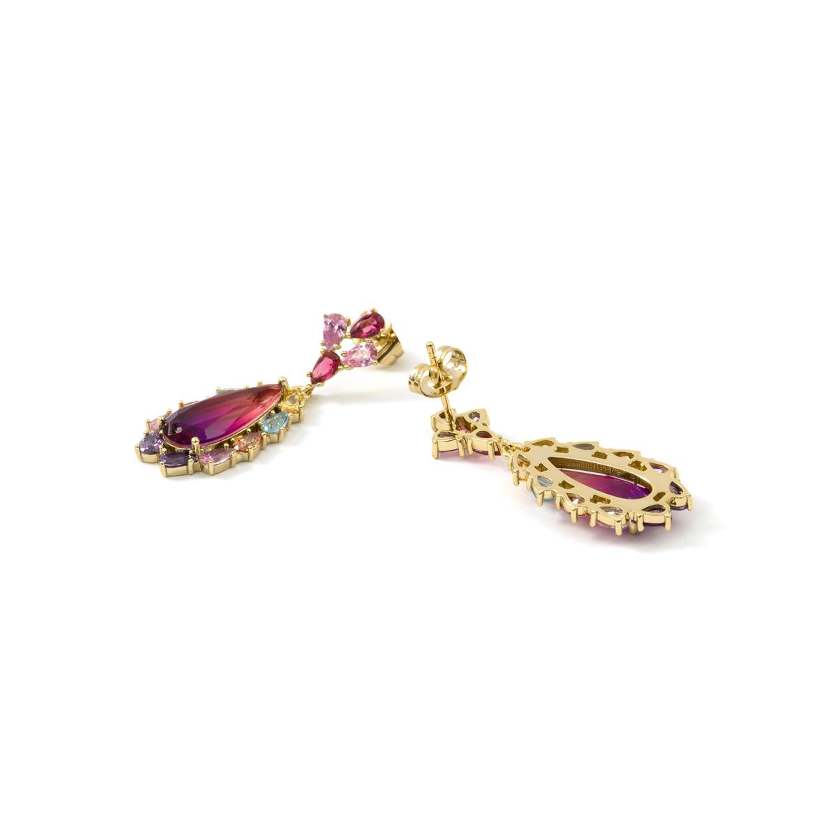 Pendientes Anthe acabado oro rosa 18k - Anthe