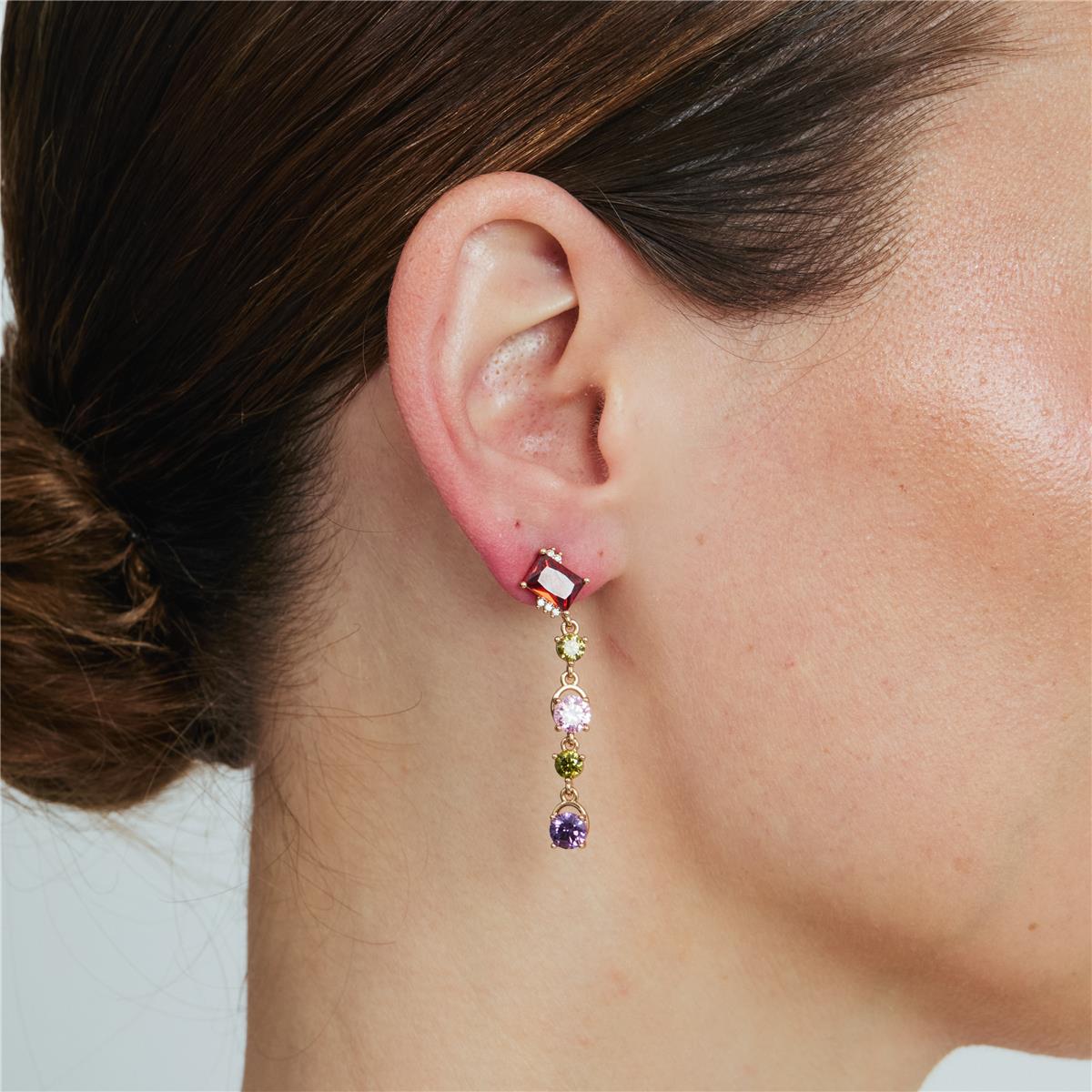 Pendientes Muca acabado oro rosa 18k - Muca
