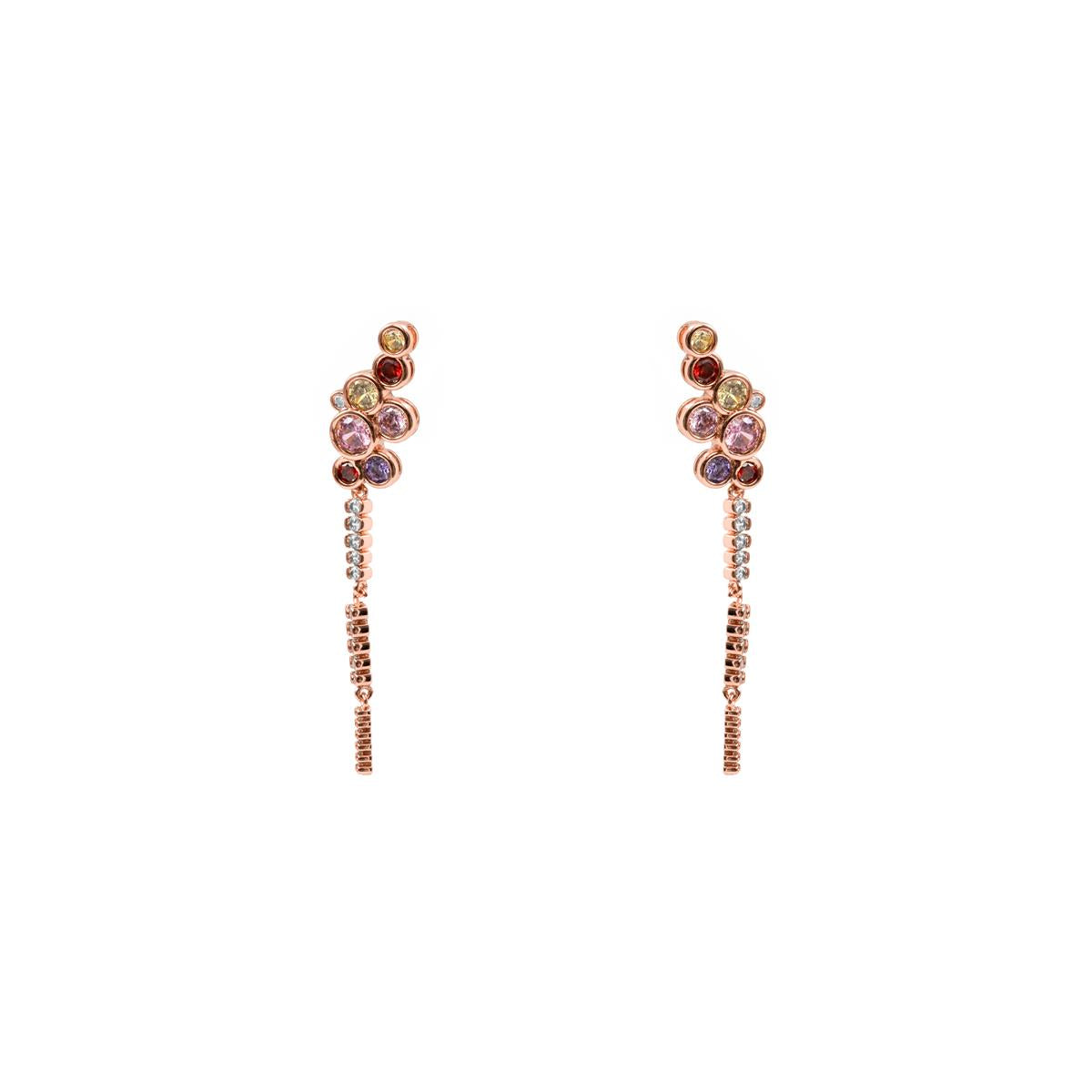 Pendientes Barpsa acabado oro rosa 18k - Barpsa