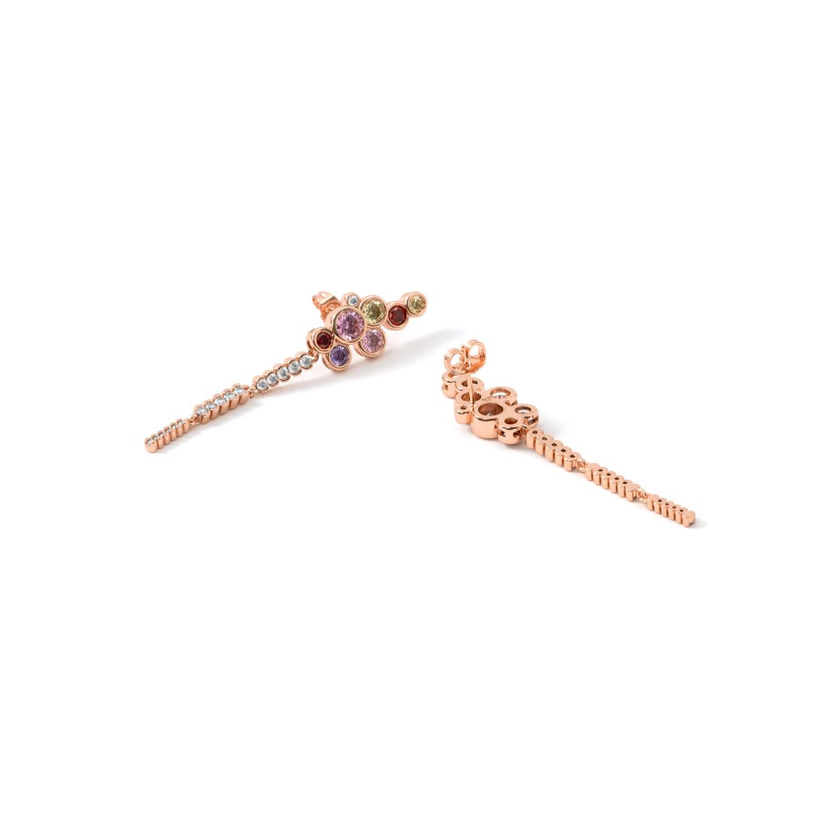 Pendientes Barpsa acabado oro rosa 18k - Barpsa