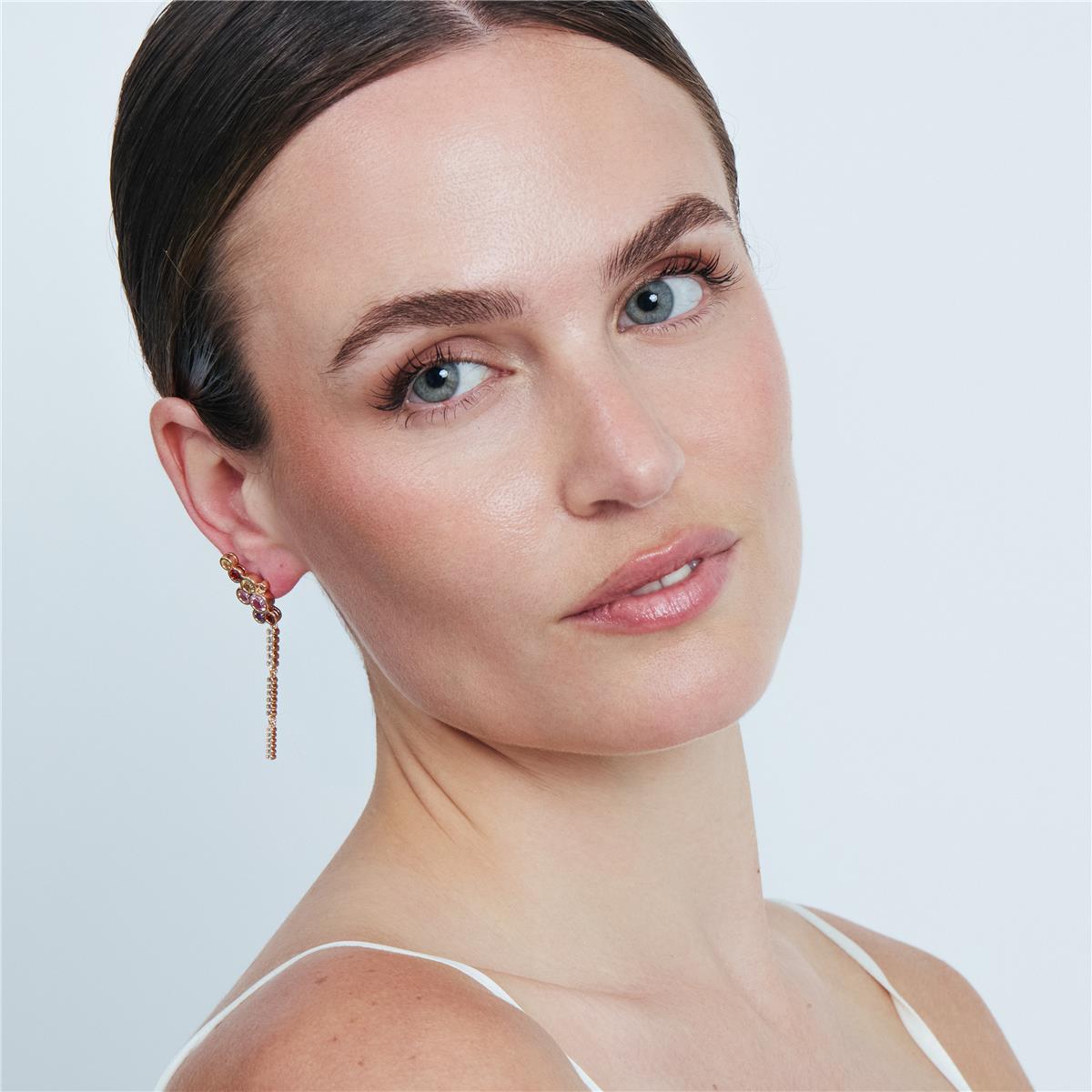 Pendientes Barpsa acabado oro rosa 18k - Barpsa