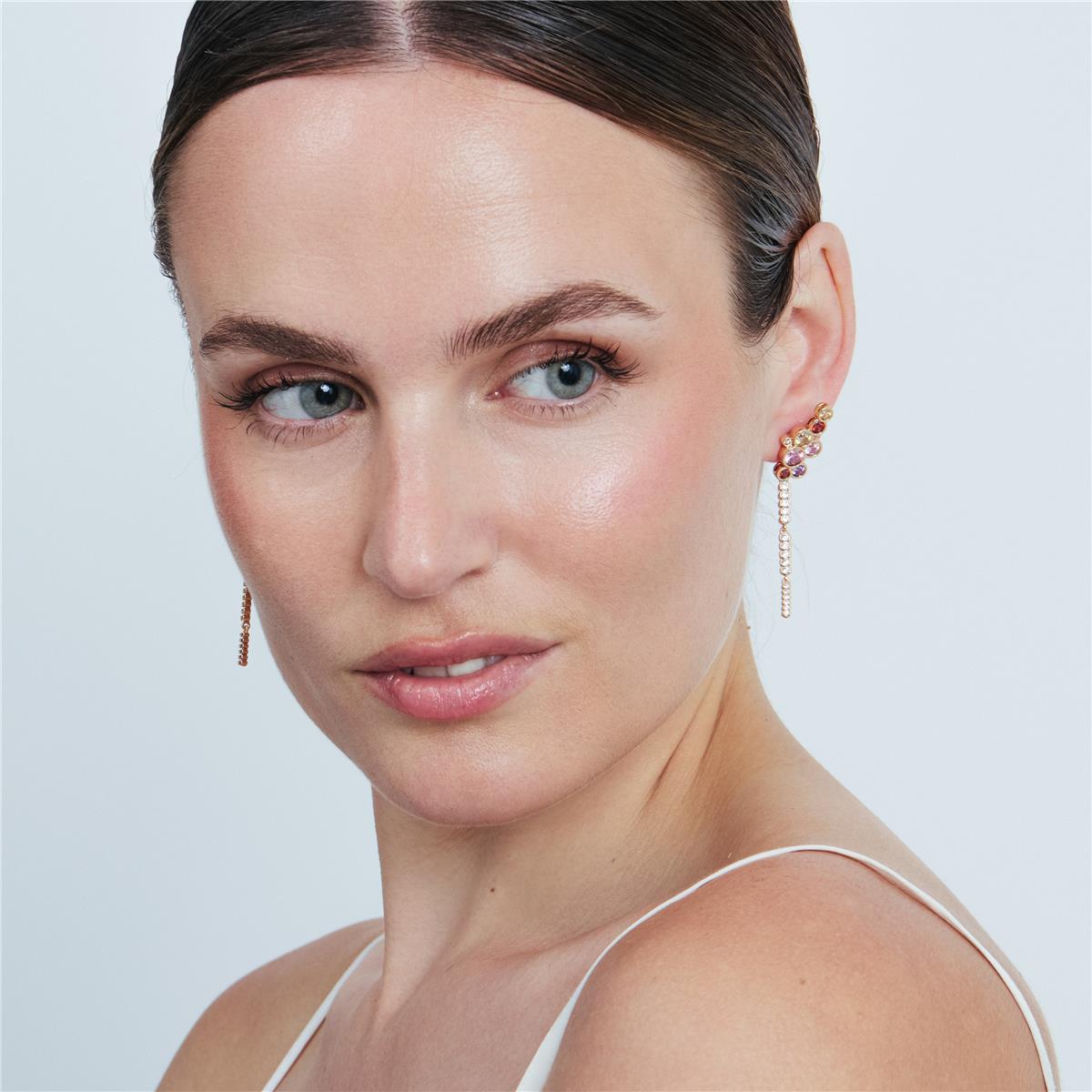 Pendientes Barpsa acabado oro rosa 18k - Barpsa
