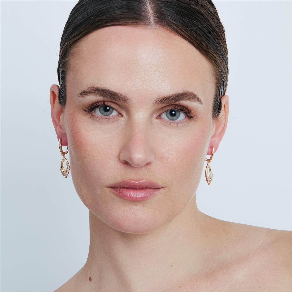 Pendientes Liwen acabado oro rosa 18k - Liwen
