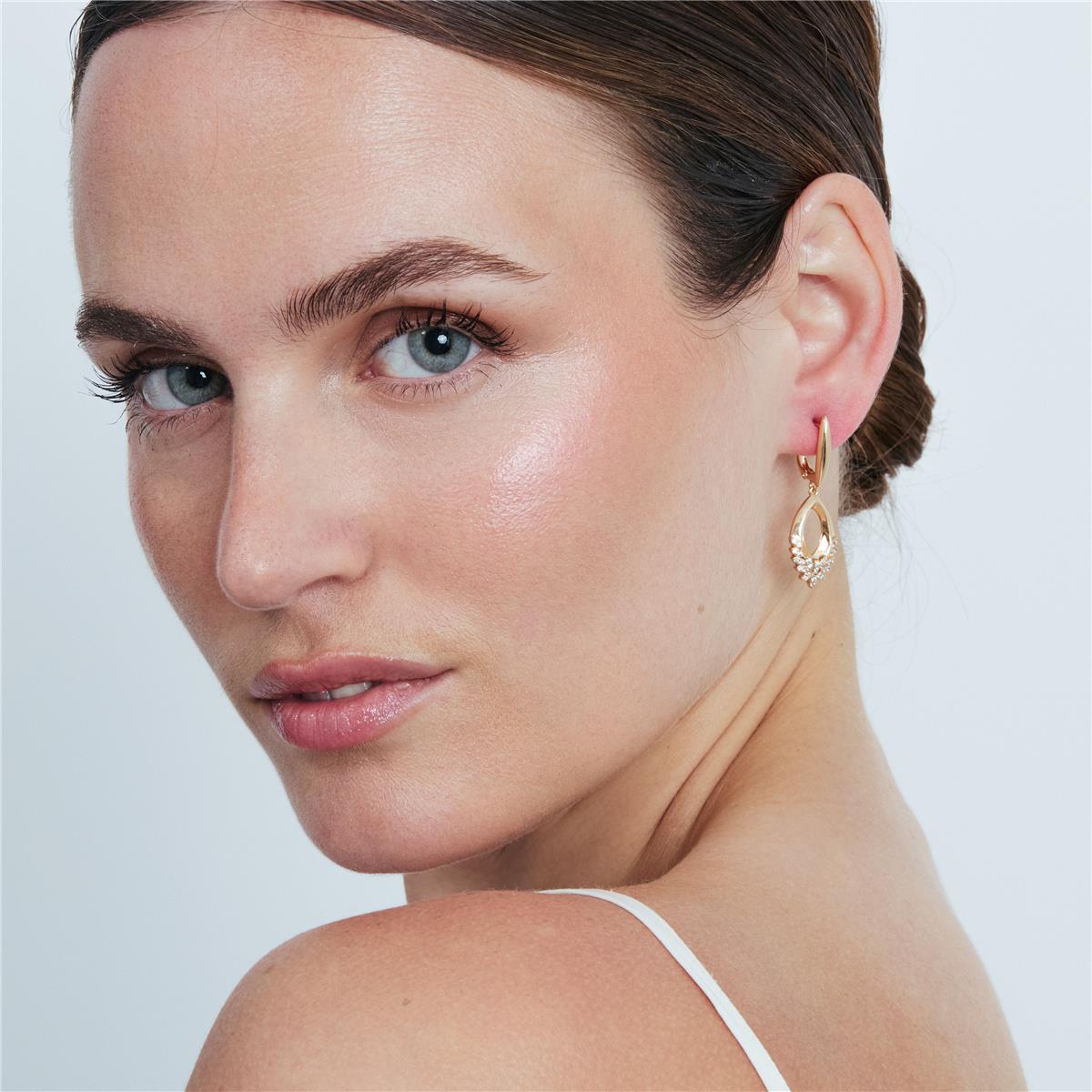 Pendientes Liwen acabado oro rosa 18k - Liwen