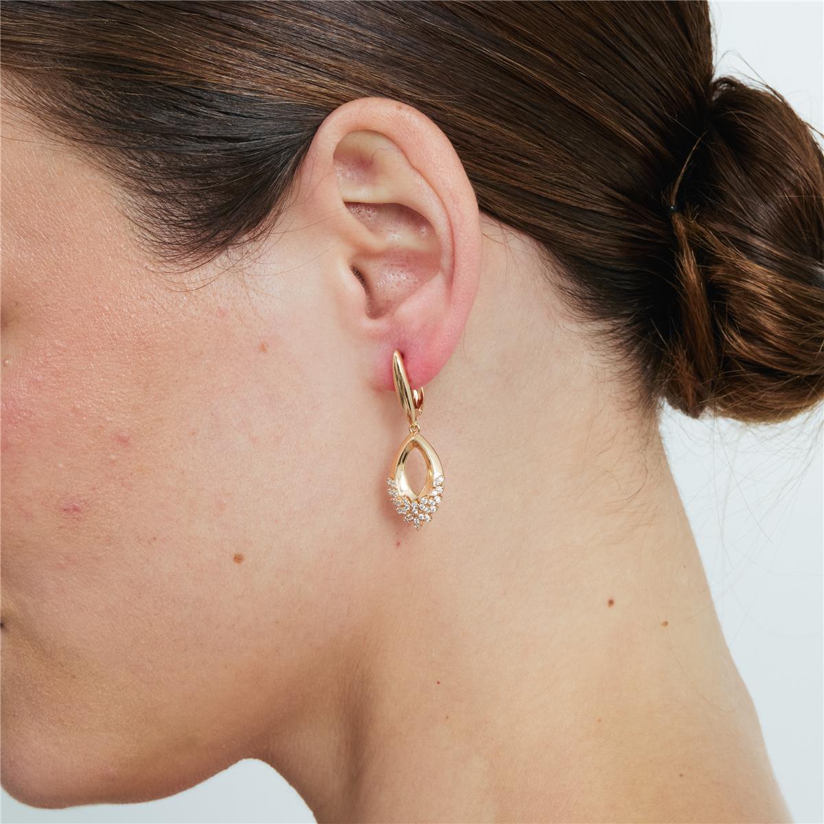 Pendientes Liwen acabado oro rosa 18k - Liwen