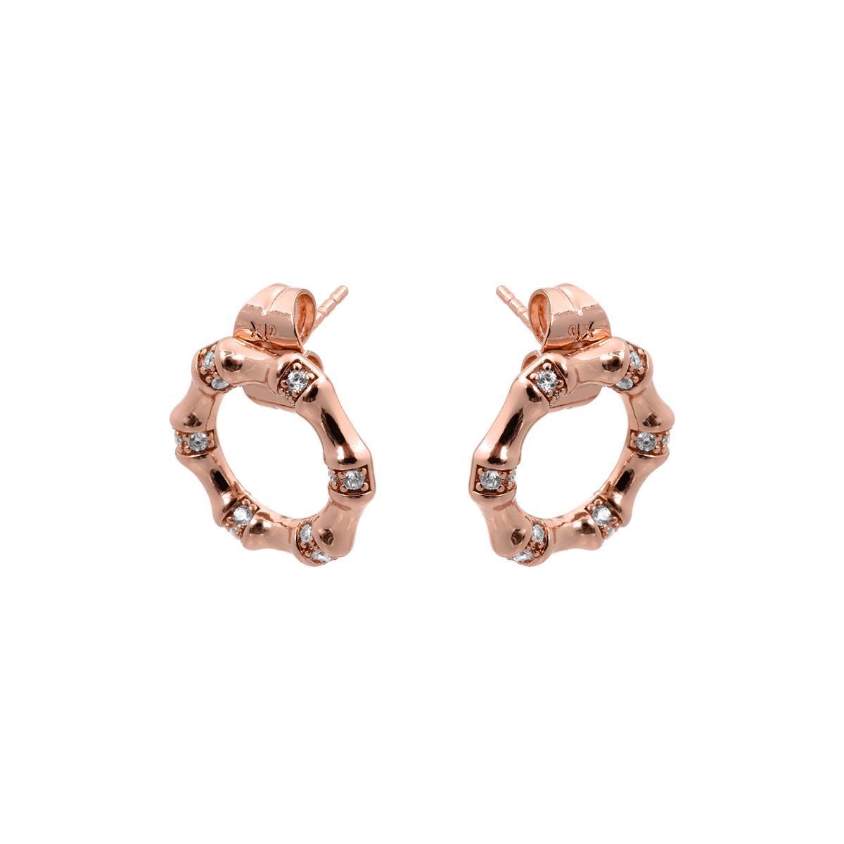 Pendientes Haut acabado oro rosa 18k - Haut
