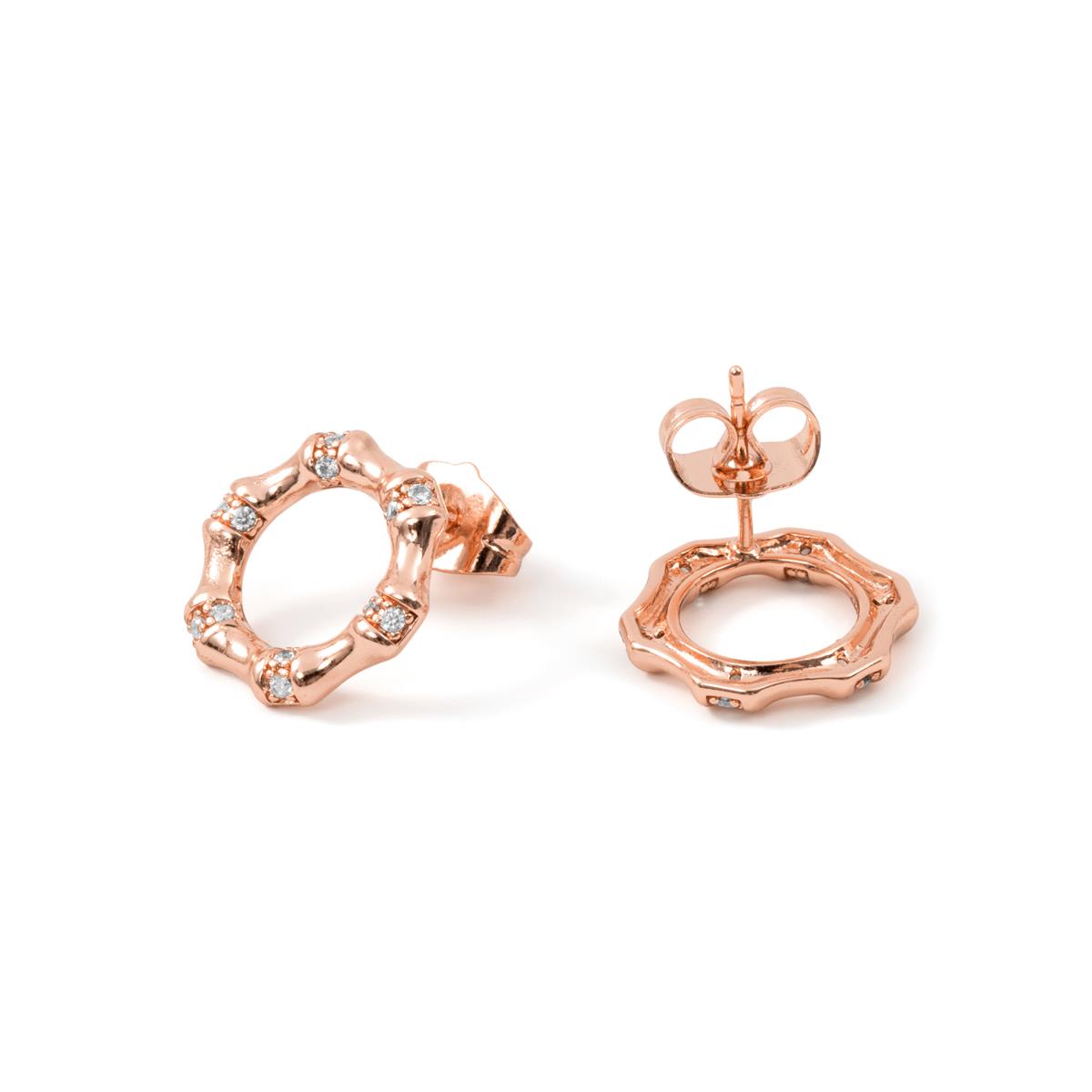 Pendientes Haut acabado oro rosa 18k - Haut