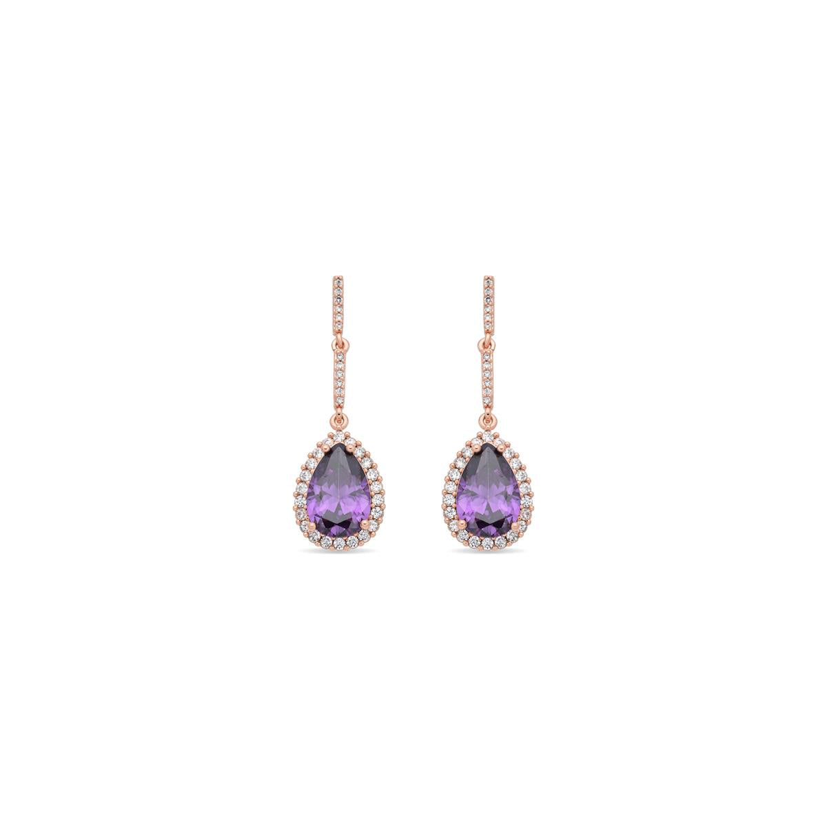 Pendientes Cerbi acabado oro rosa 18k - Cerbi