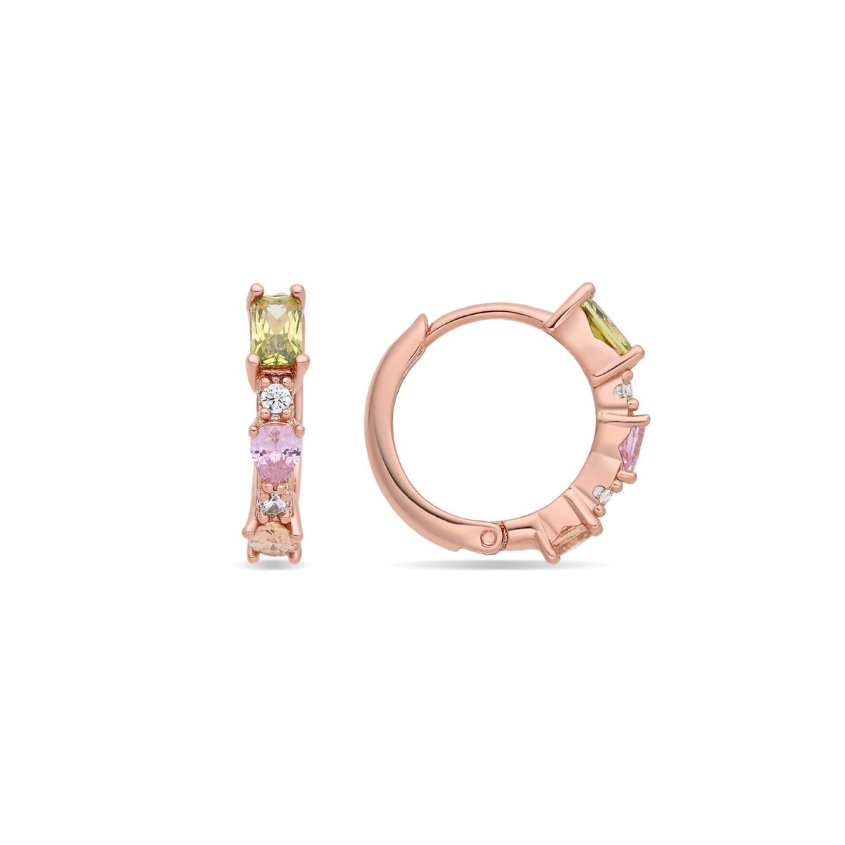 Pendientes Vorgla acabado oro rosa 18k - Vorgla