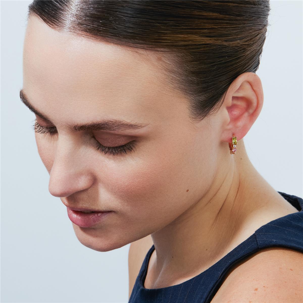 Pendientes Vorgla acabado oro rosa 18k - Vorgla