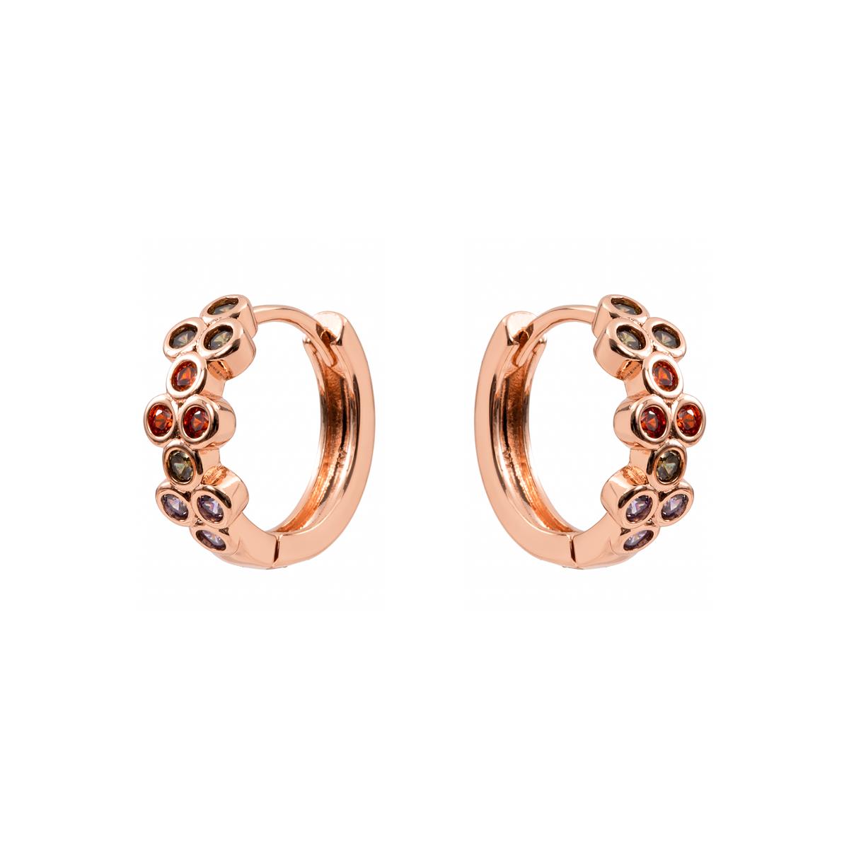 Pendientes Tinemid acabado oro rosa 18k - Tinemid