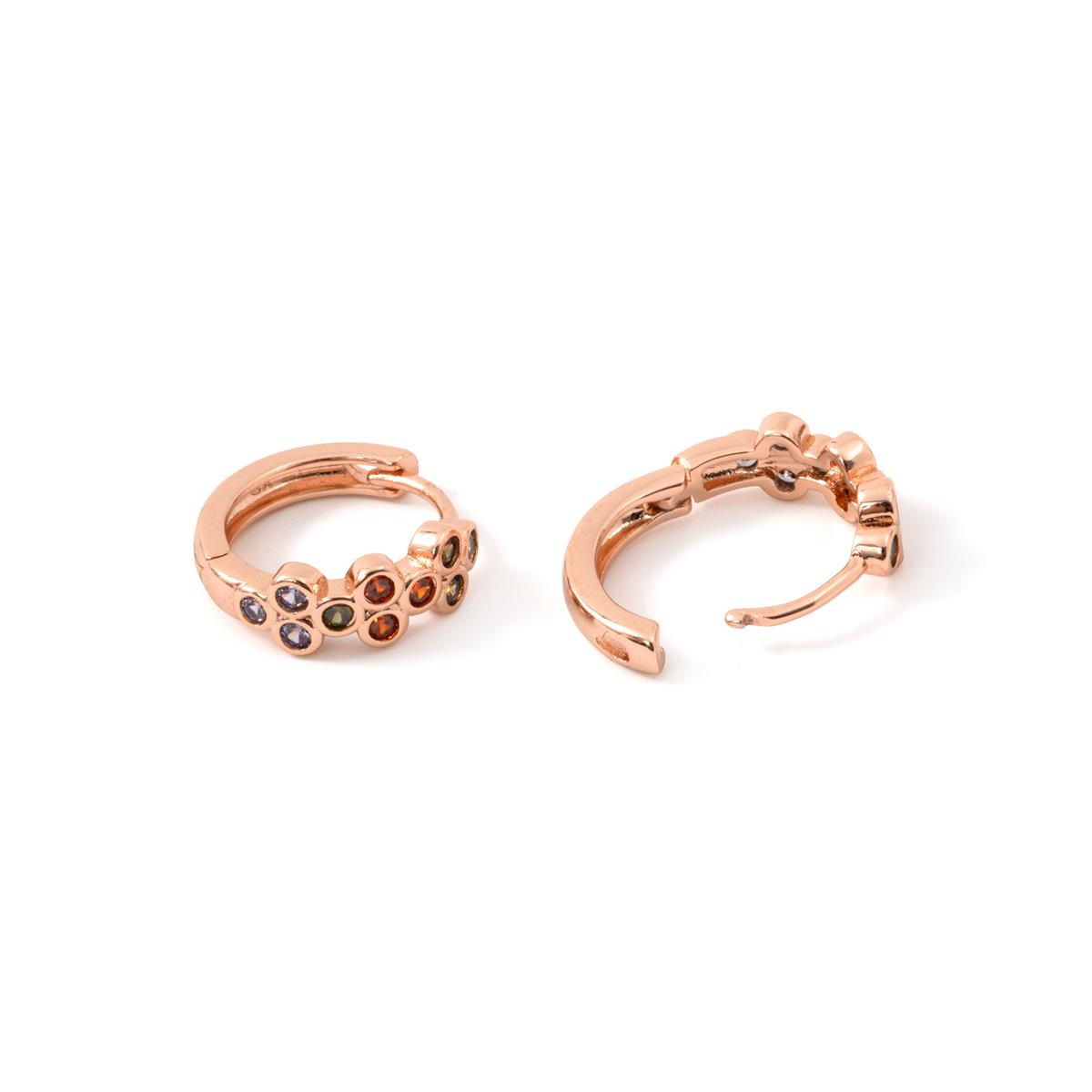 Pendientes Tinemid acabado oro rosa 18k - Tinemid