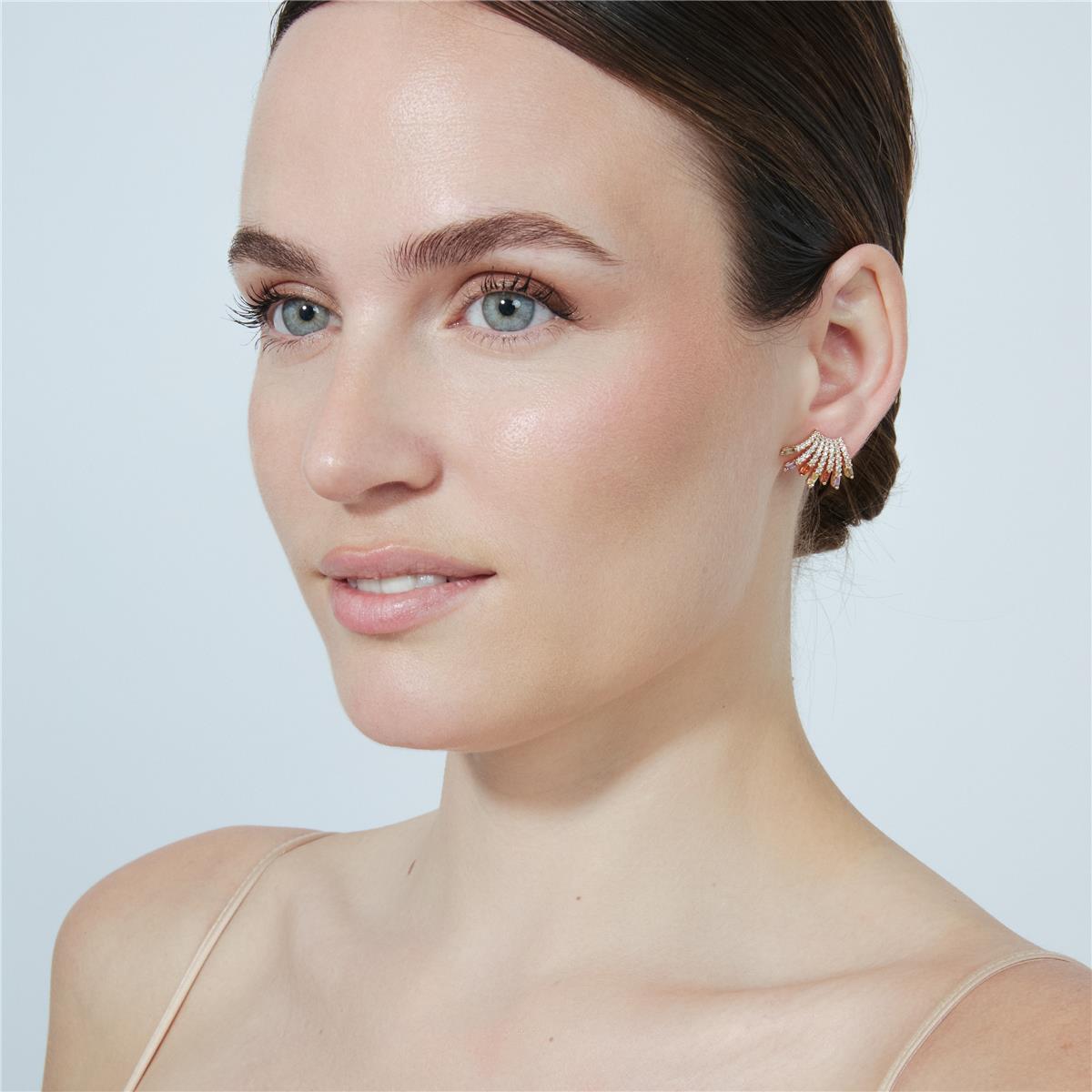 Pendientes Yatia acabado oro rosa 18k - Yatia