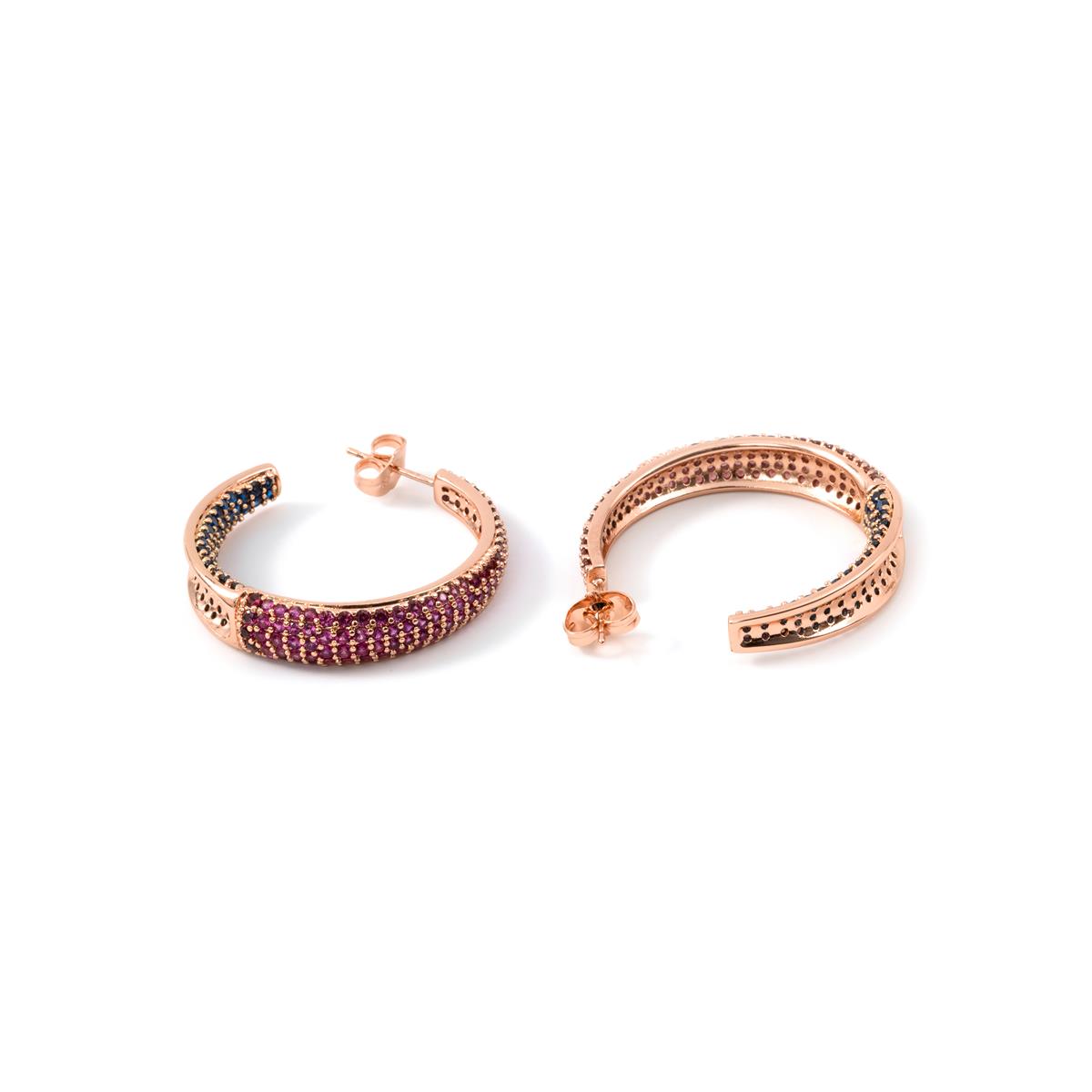 Pendientes Tliriel acabado oro rosa 18k - Tliriel