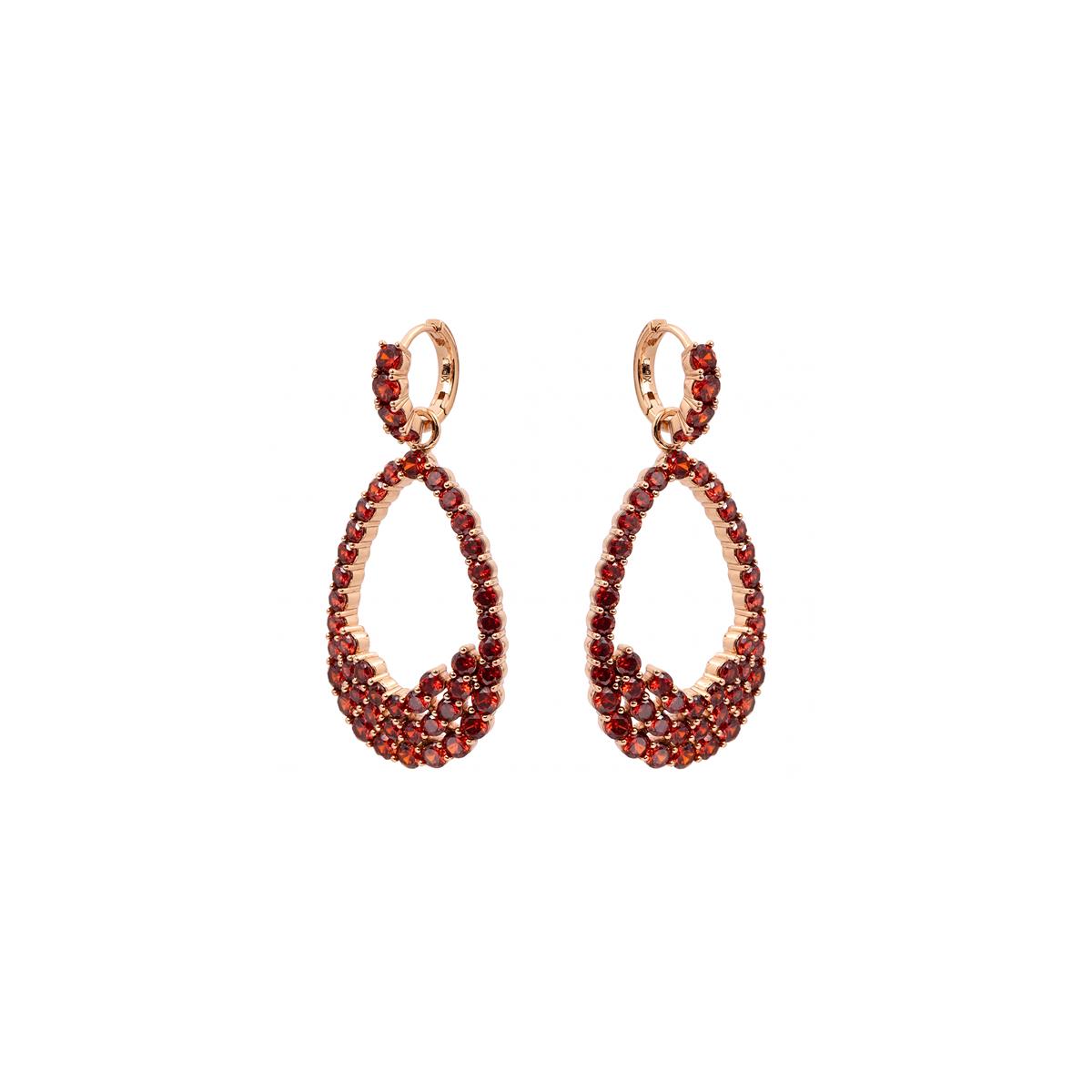 Pendientes Dimlac acabado oro rosa 18k - Dimlac