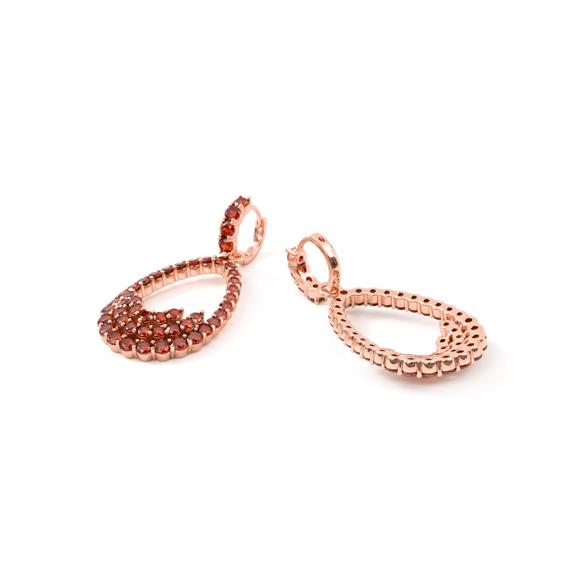 Pendientes Dimlac acabado oro rosa 18k - Dimlac